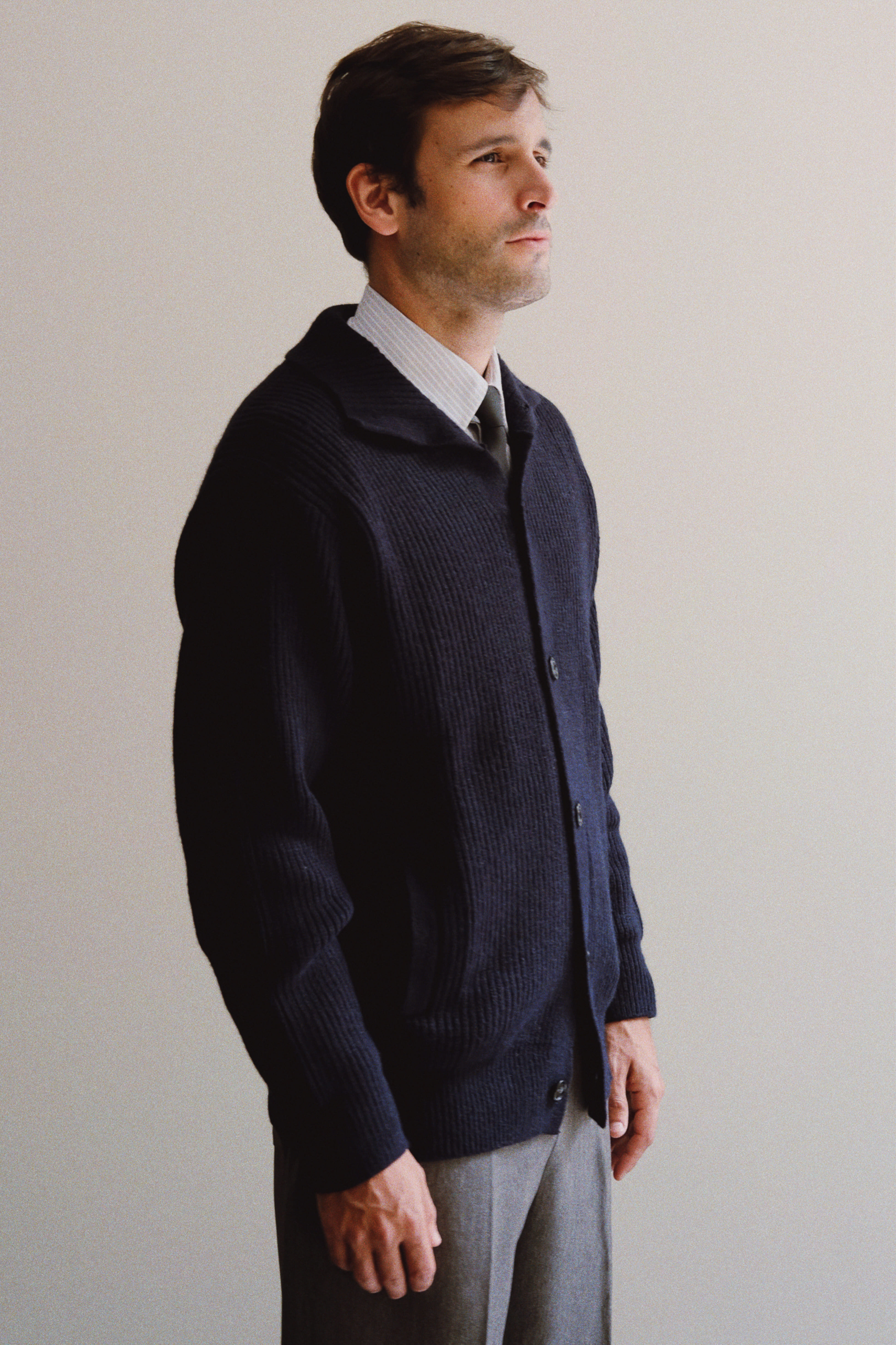 FARLEY CARDIGAN - NAVY 