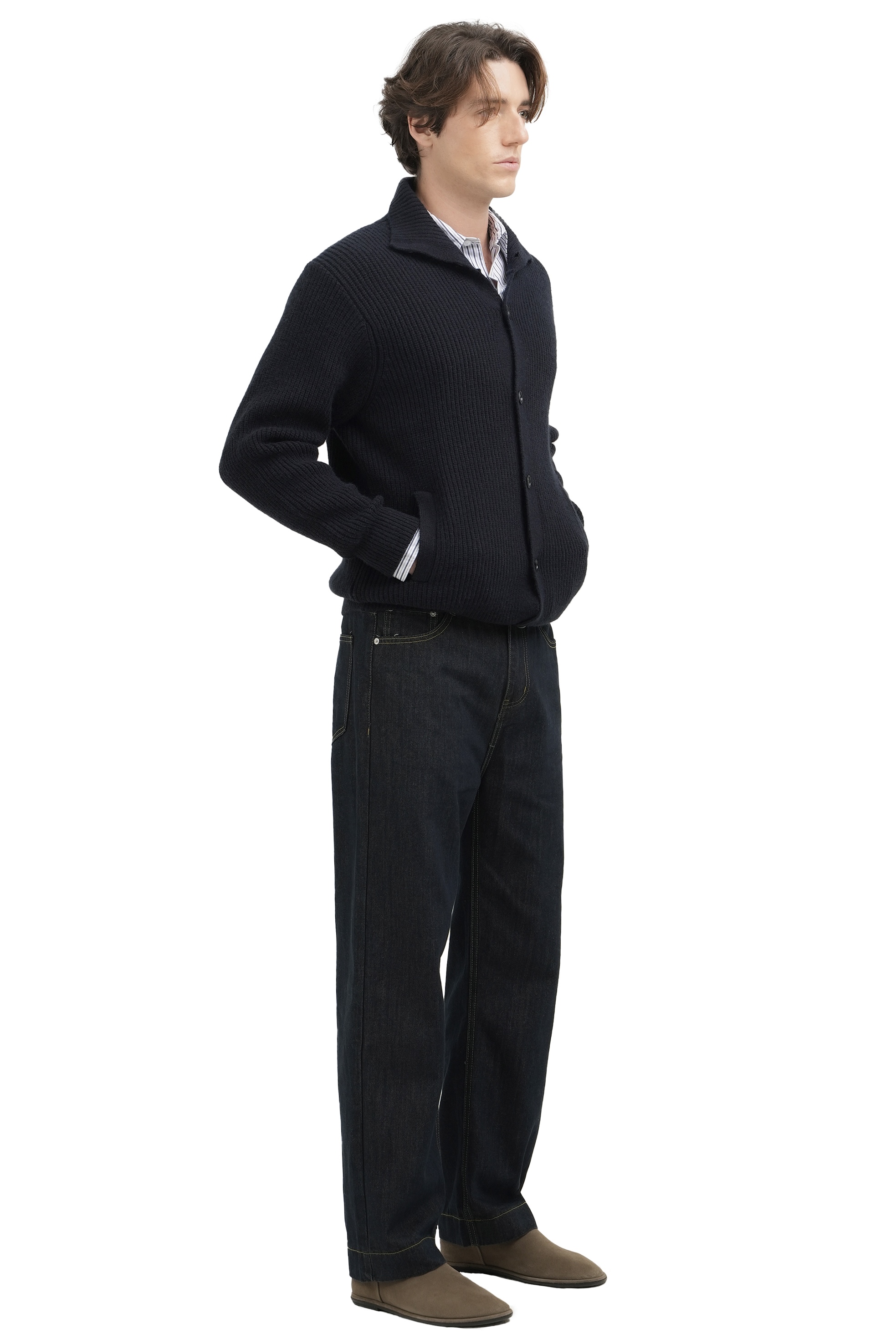 FARLEY CARDIGAN - NAVY 