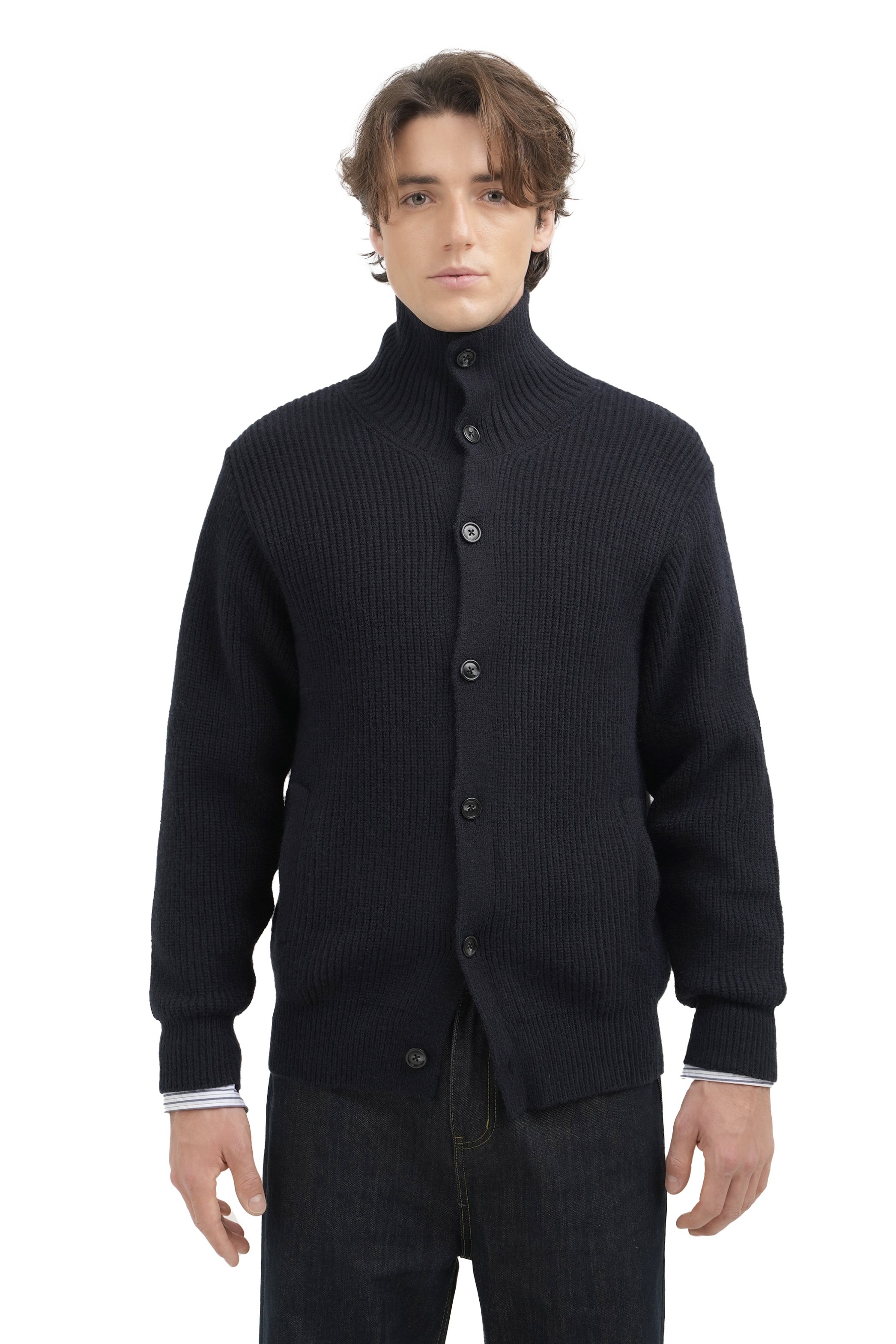 FARLEY CARDIGAN - NAVY 