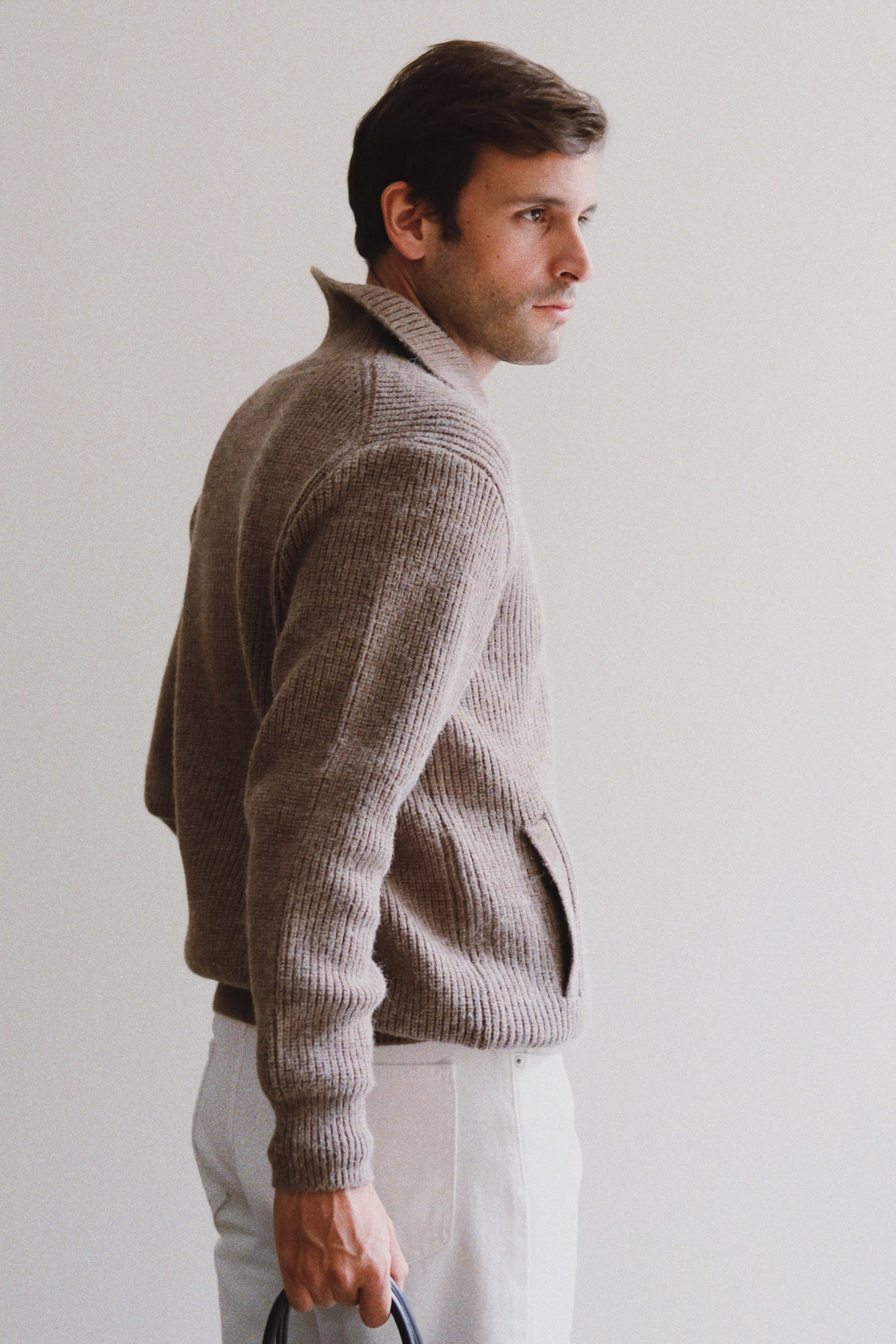 FARLEY CARDIGAN - BROWN