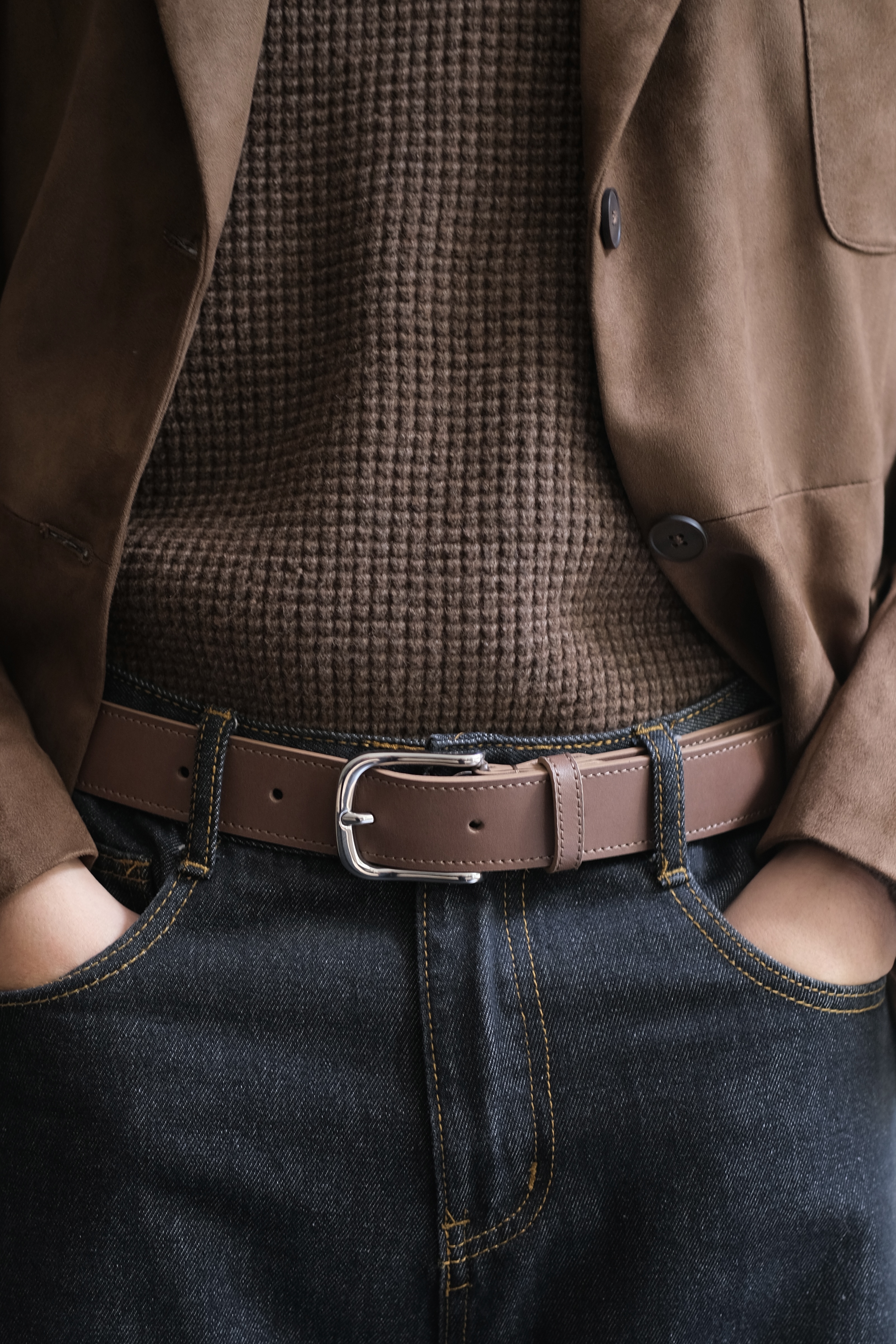 ENOCH BELT - DARK TAN