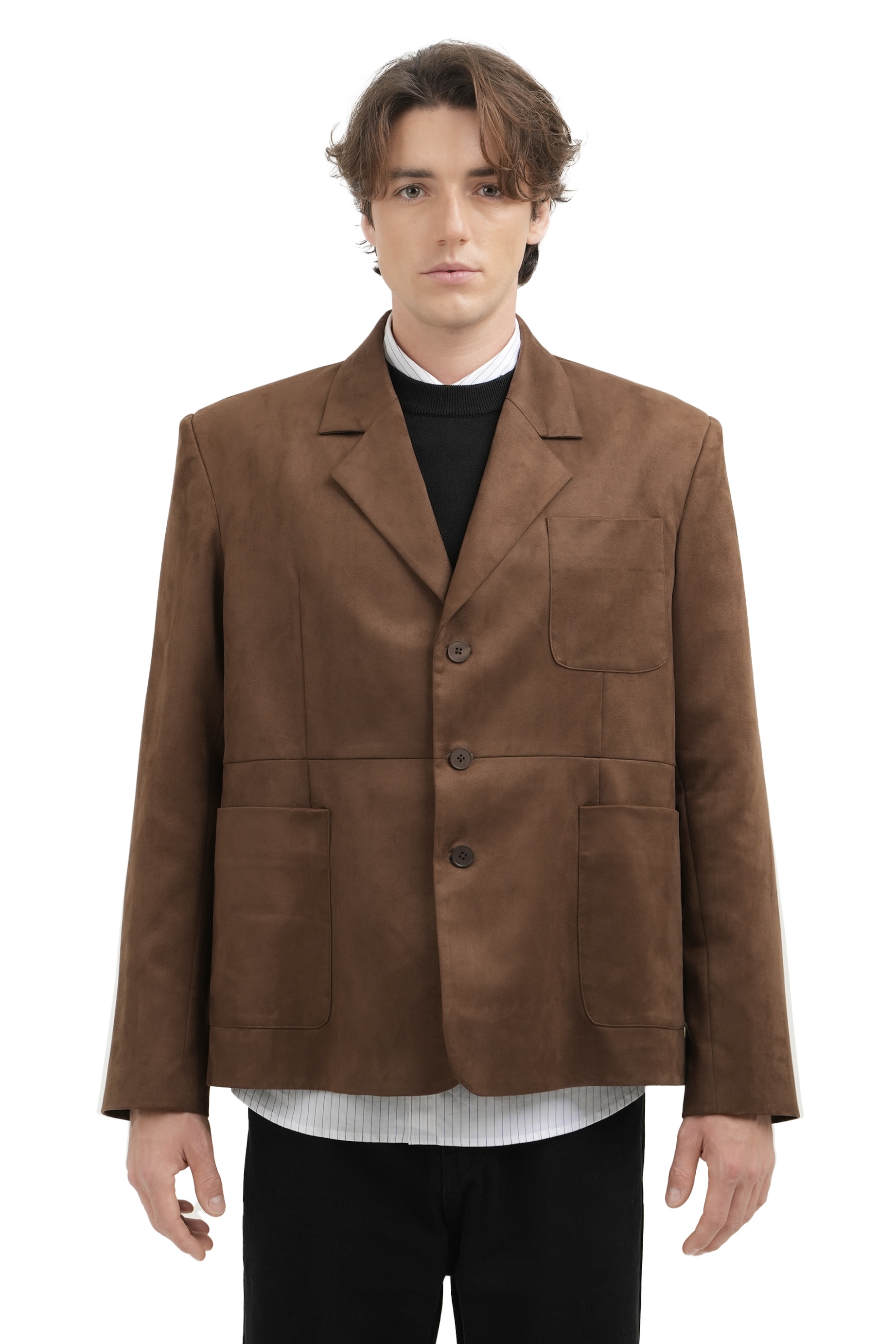 NOTEN BLAZER - BROWN 