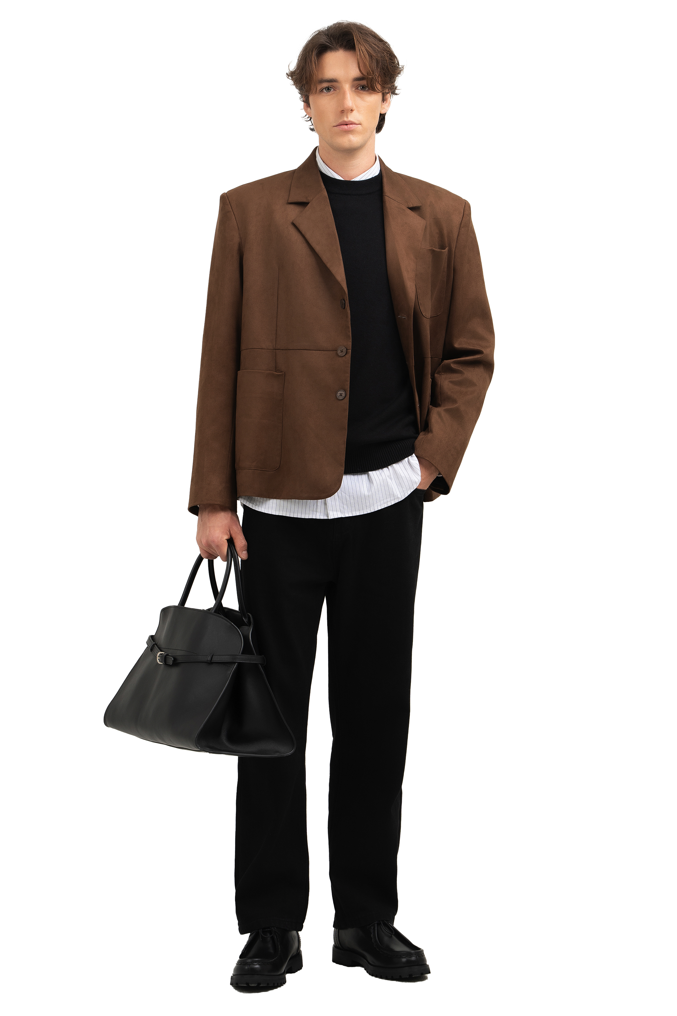 NOTEN BLAZER - BROWN 