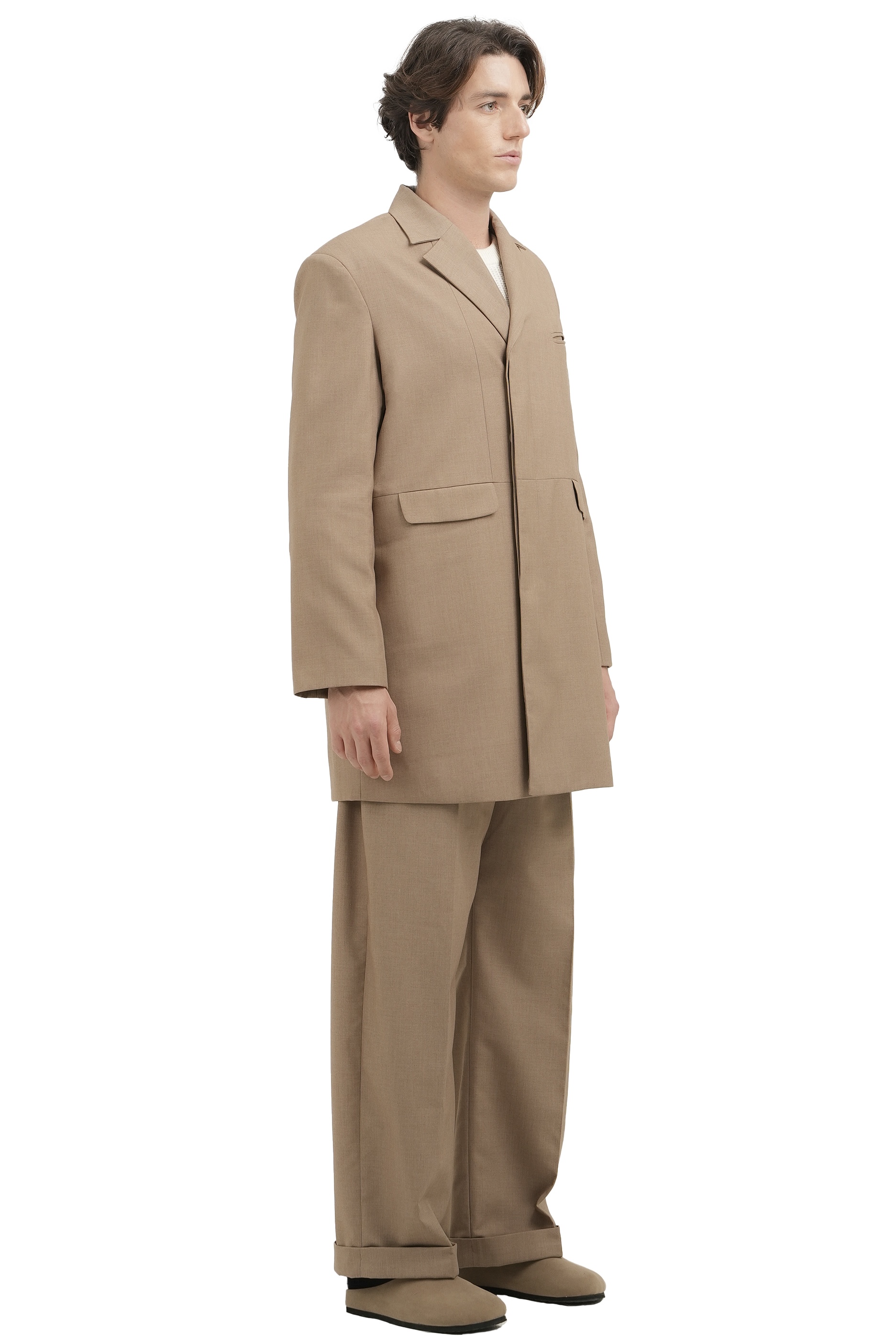 GEOFFREY COAT - NEUTRAL 