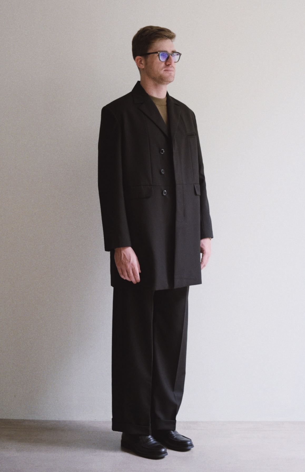 GEOFFREY COAT - BLACK 