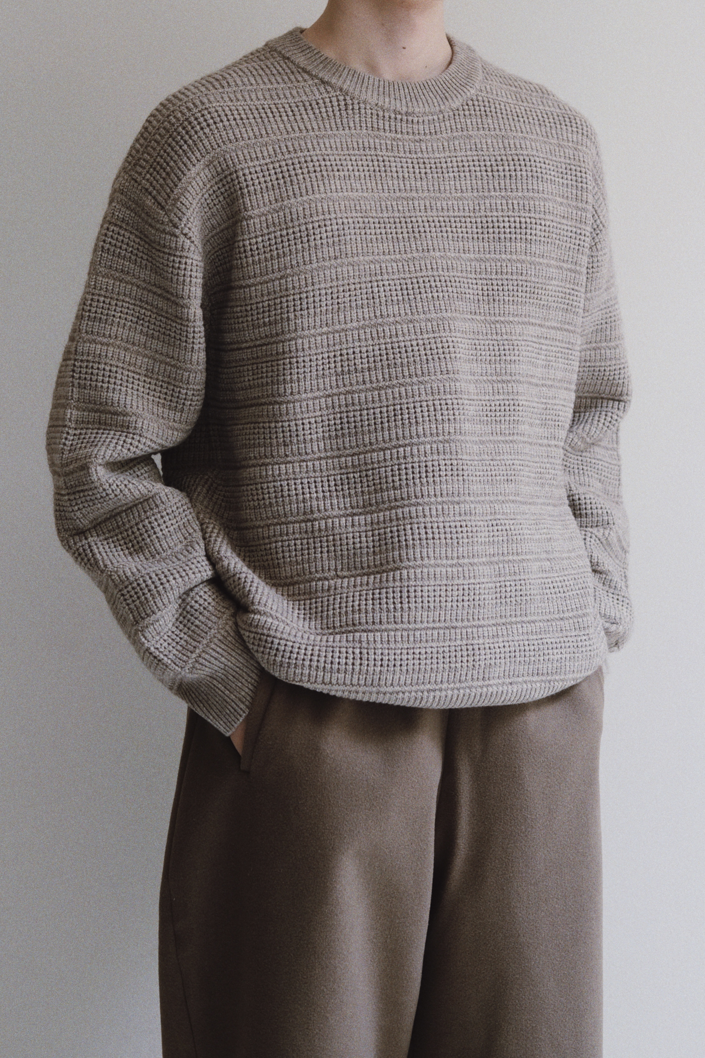 THOMSON SWEATER - LIGHT BROWN