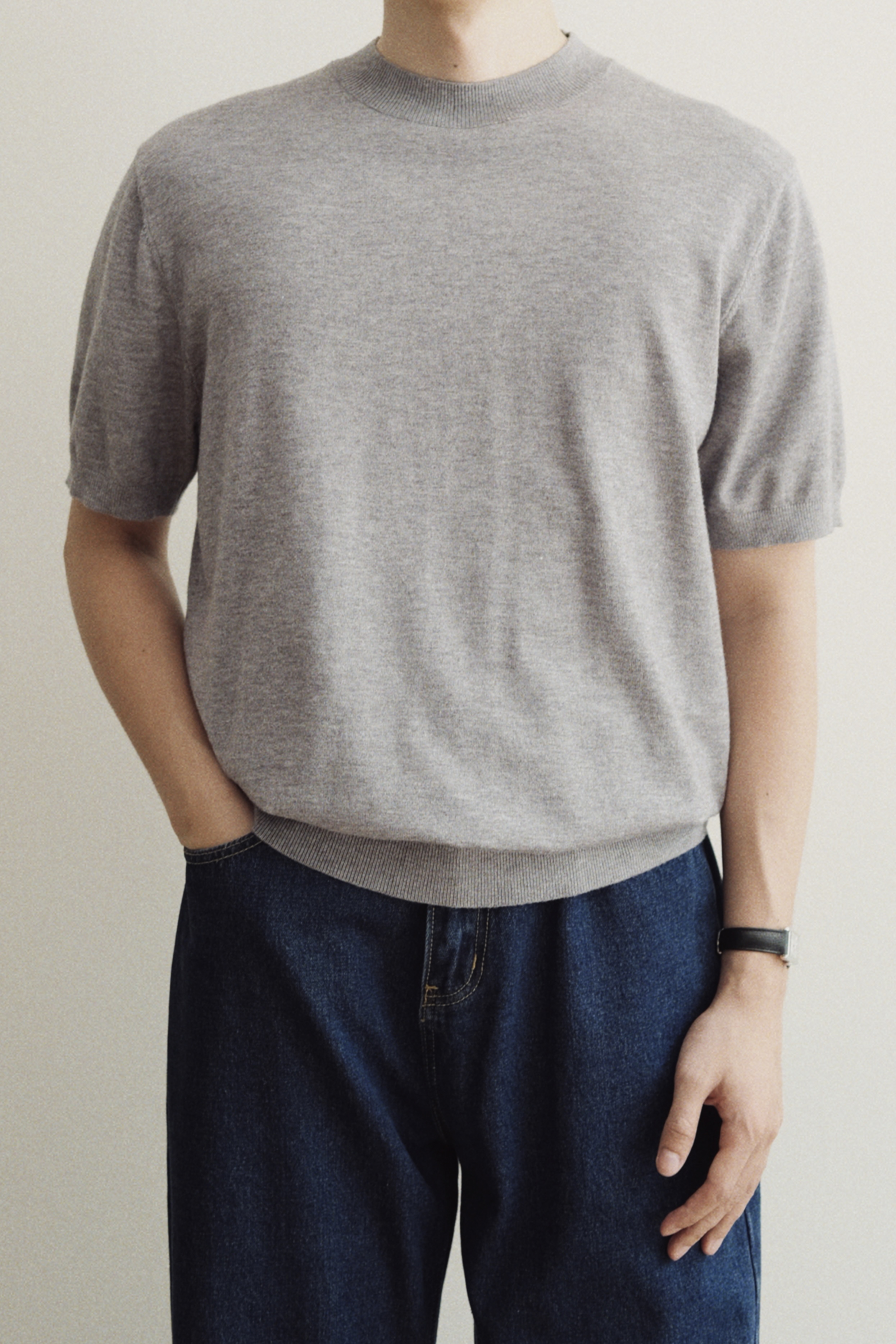NILES TOP - GREY 