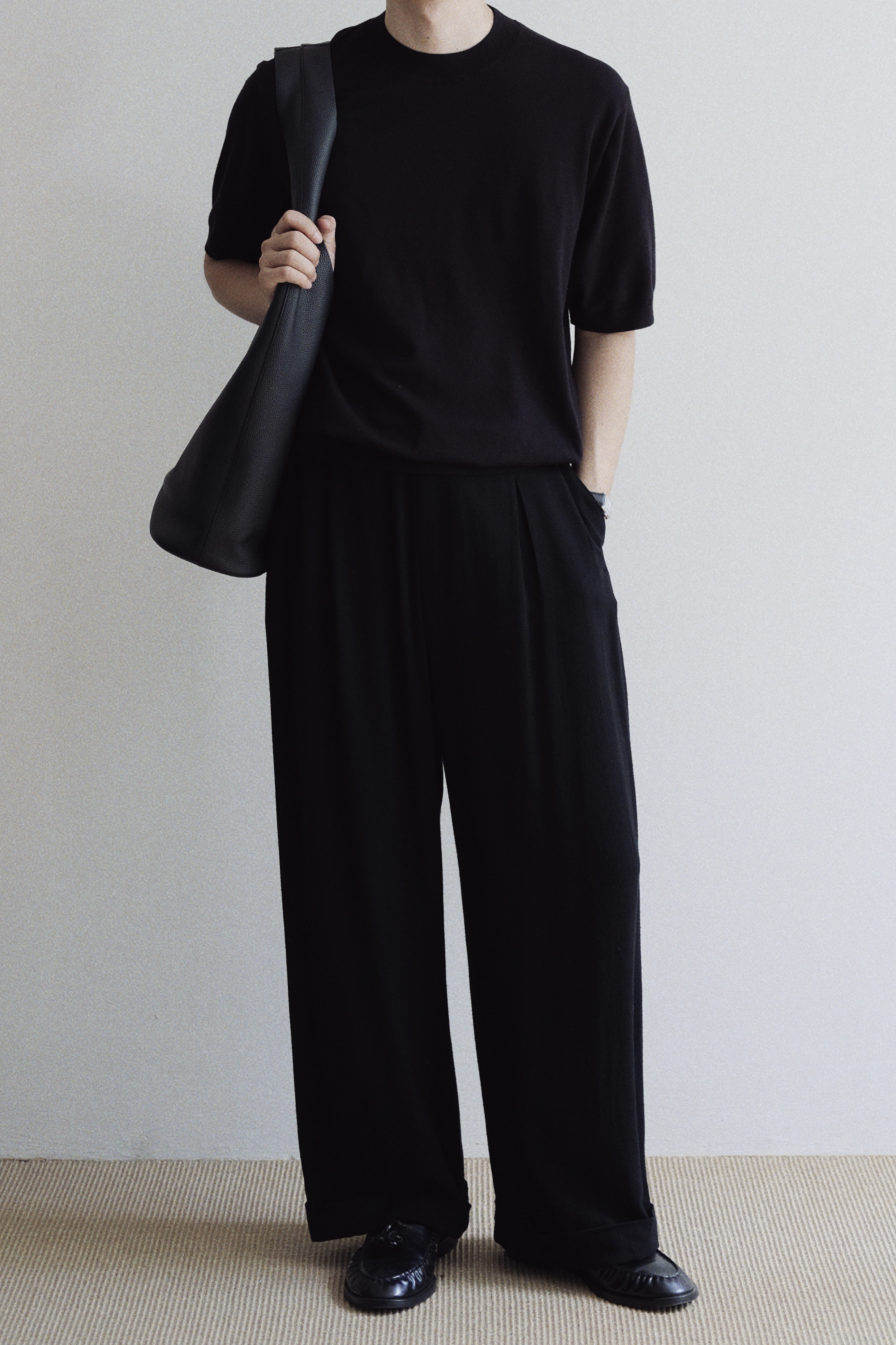 NILES TOP - BLACK 