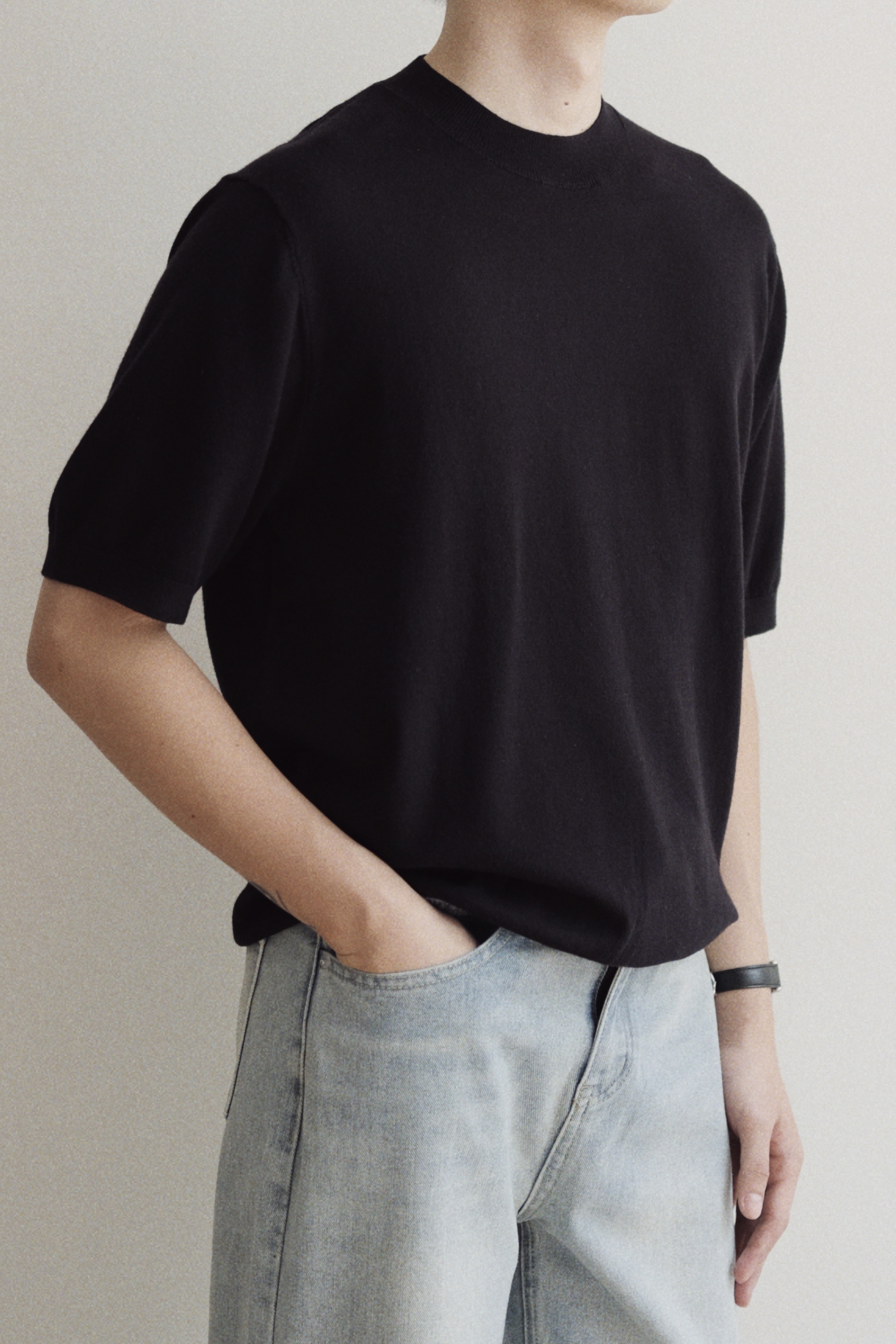 NILES TOP - BLACK 