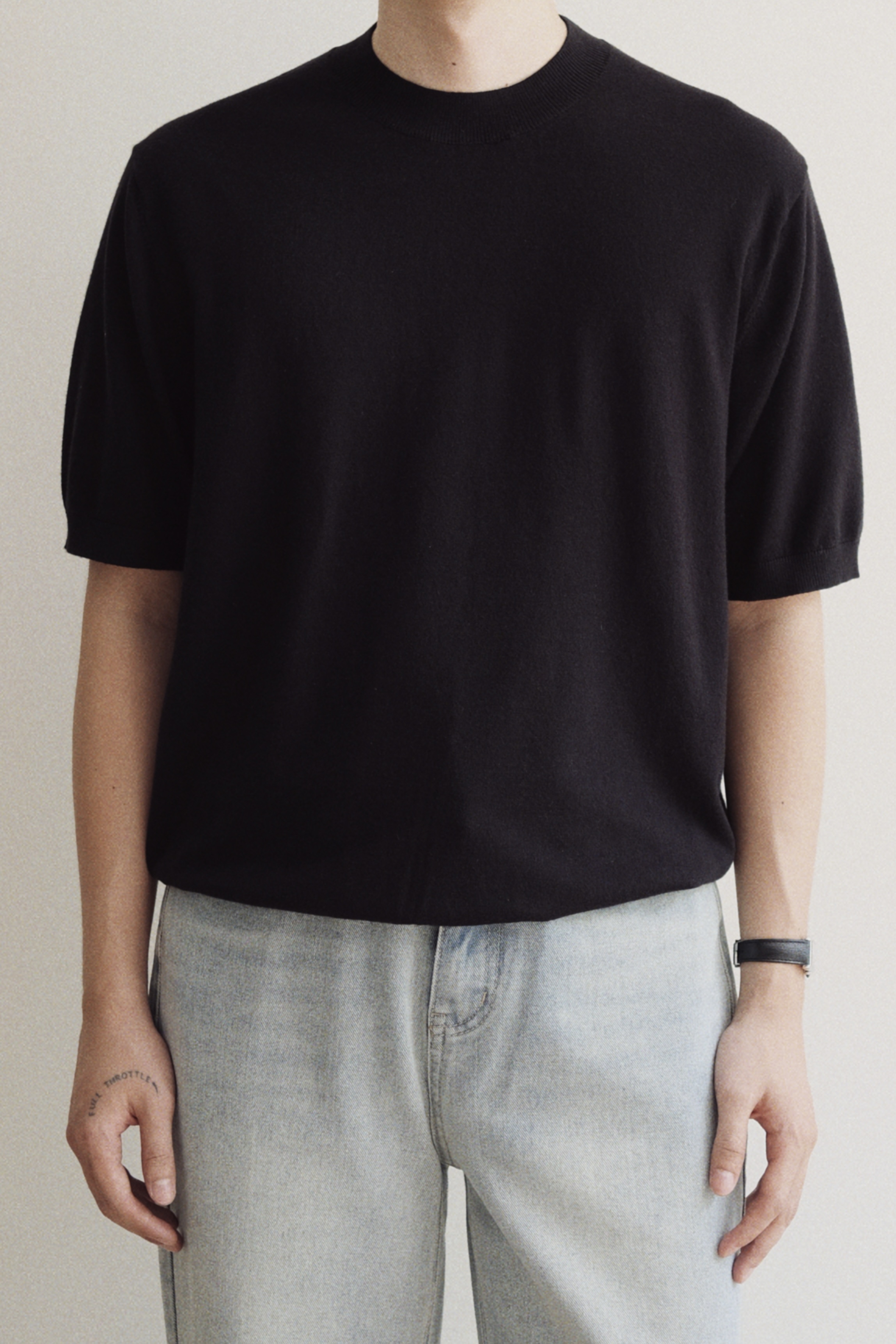 NILES TOP - BLACK 