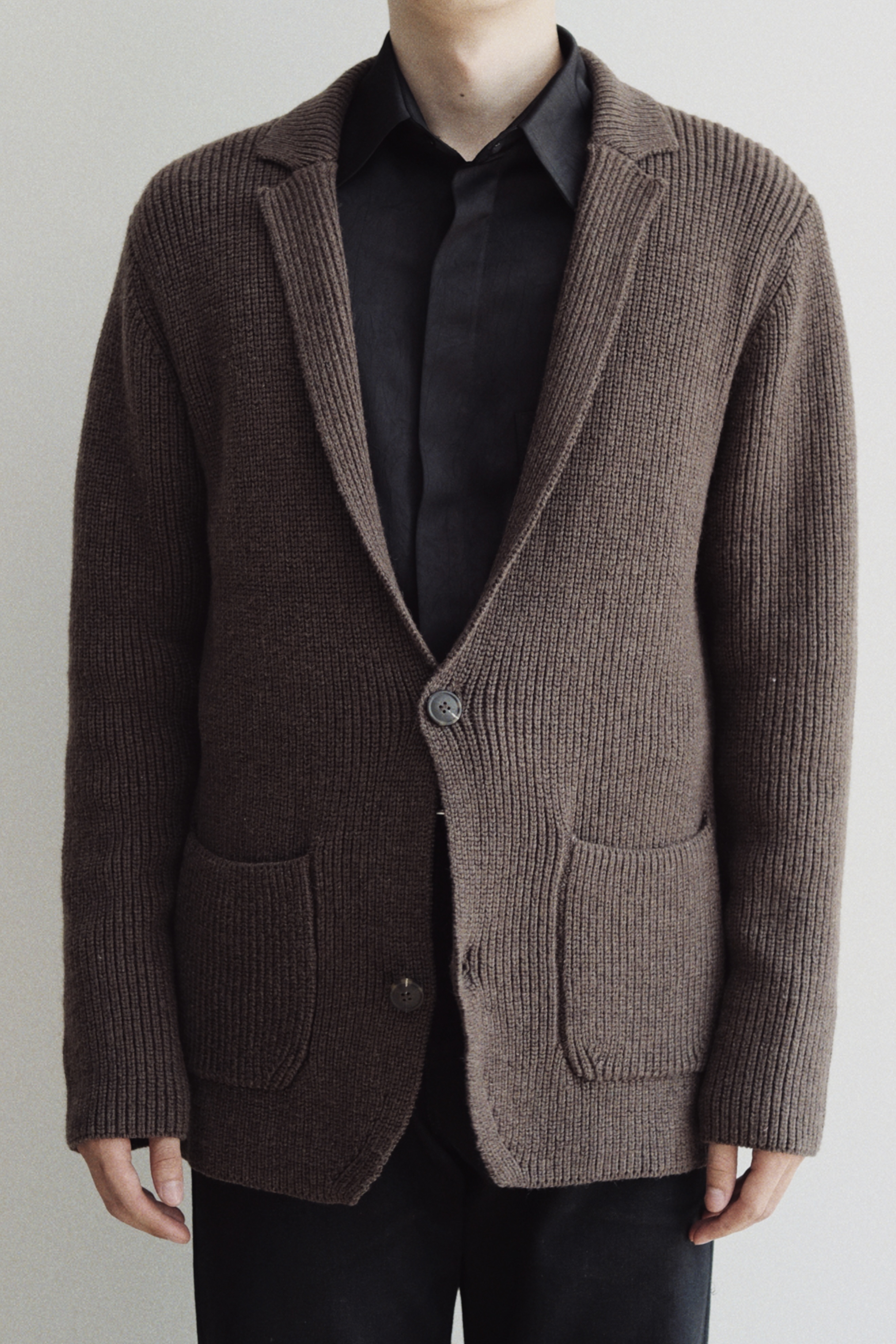NEWTON CARDIGAN - BROWN