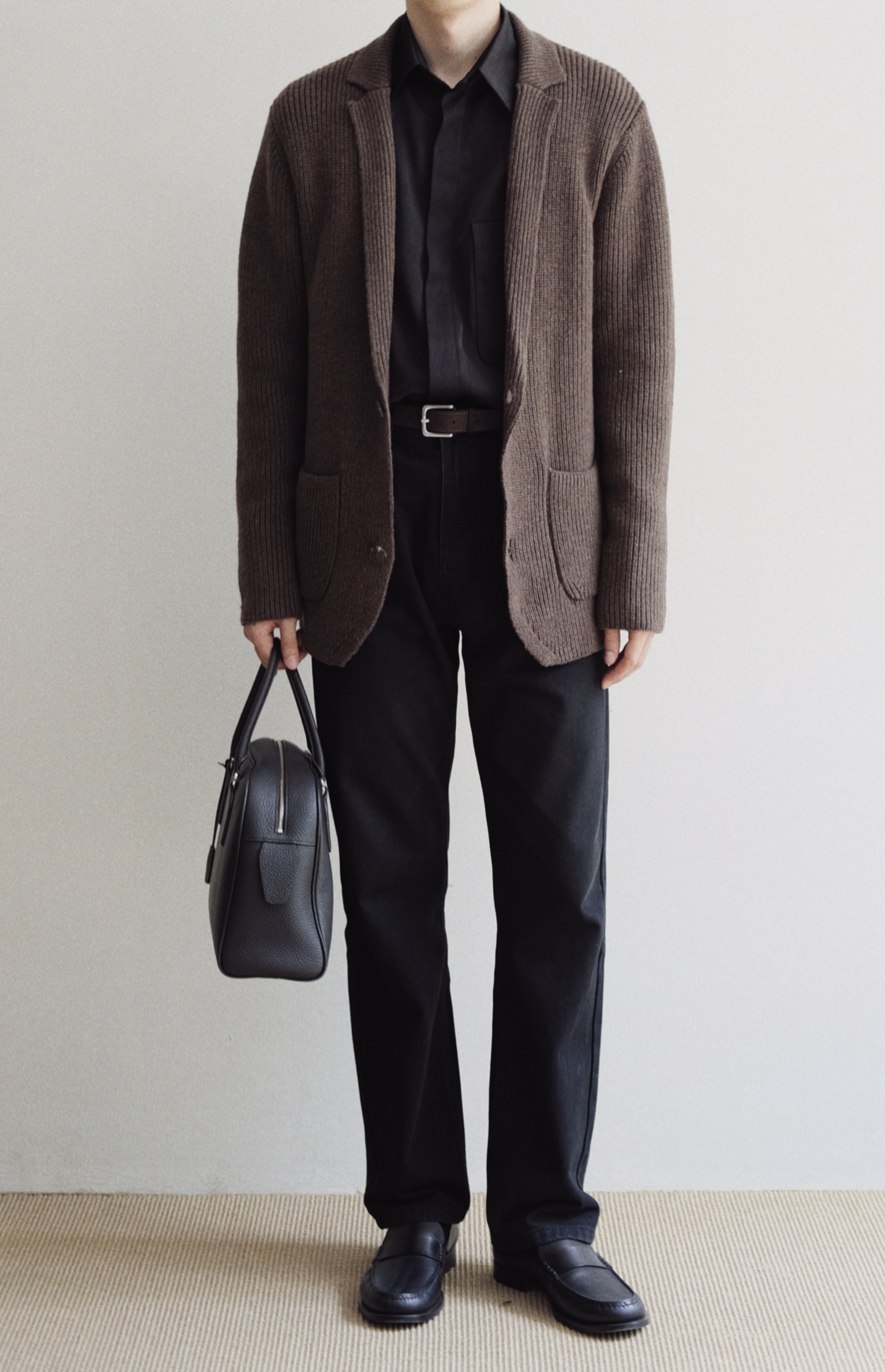 NEWTON CARDIGAN - BROWN