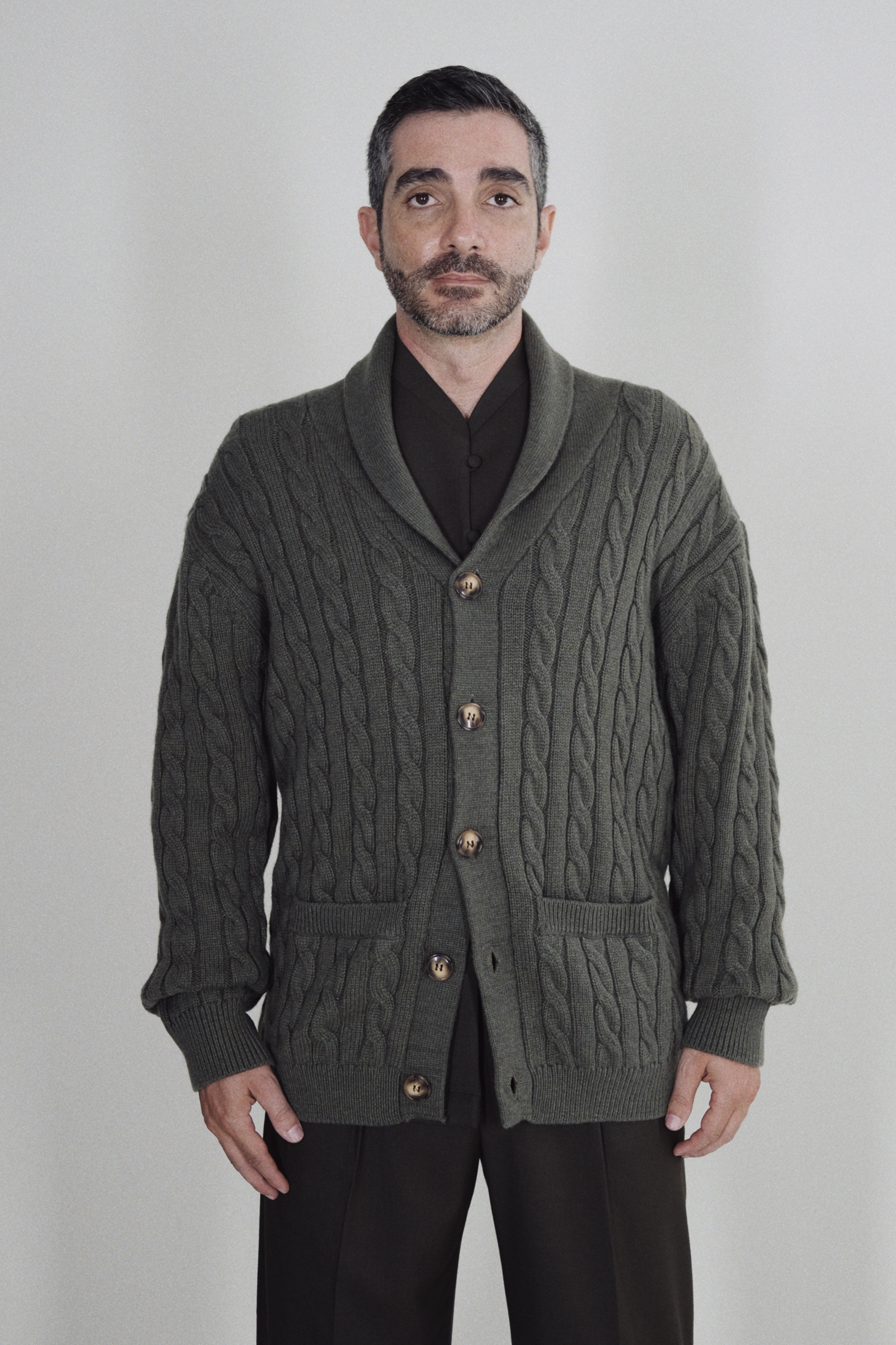 ROWE CARDIGAN - GREEN 
