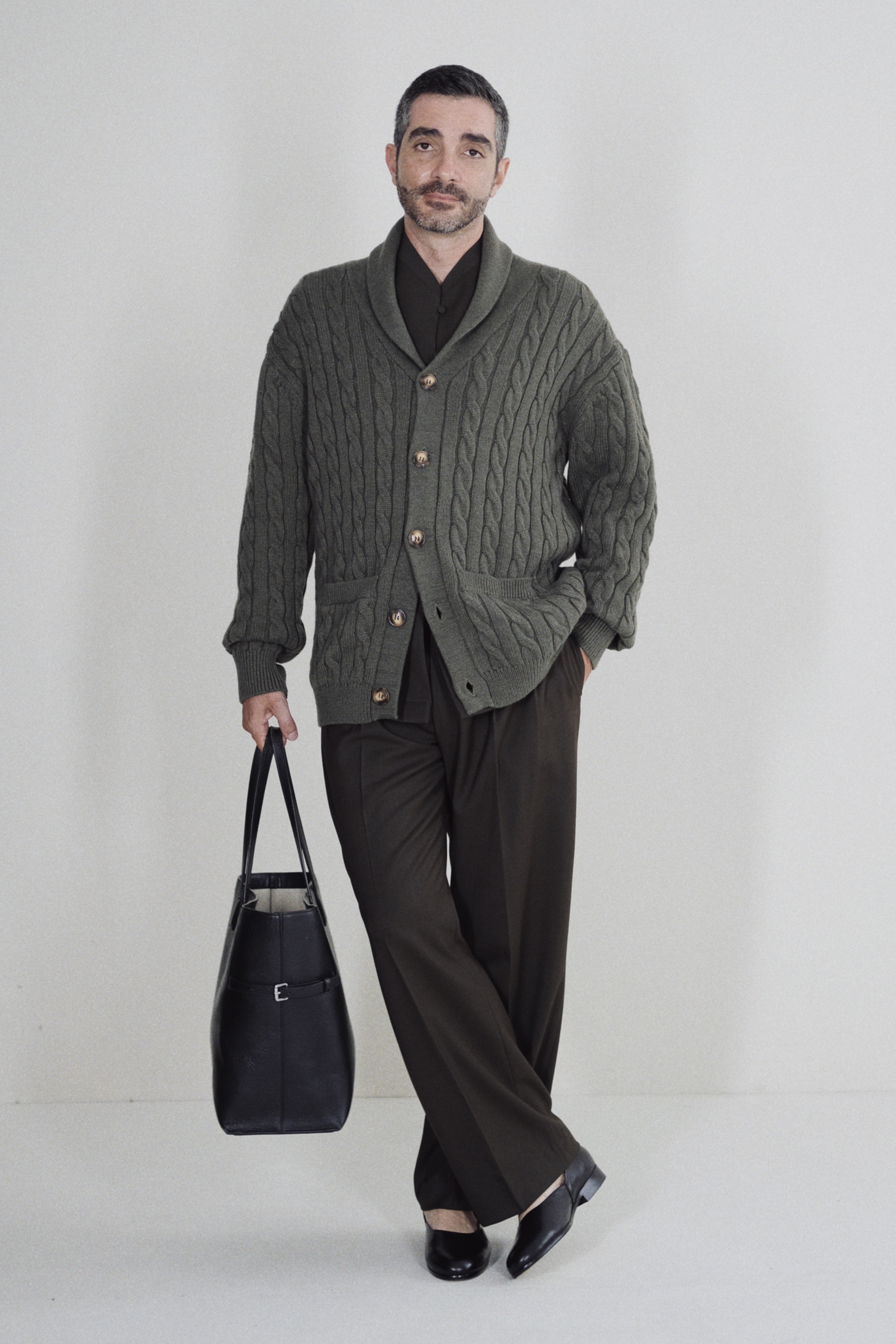 ROWE CARDIGAN - GREEN 