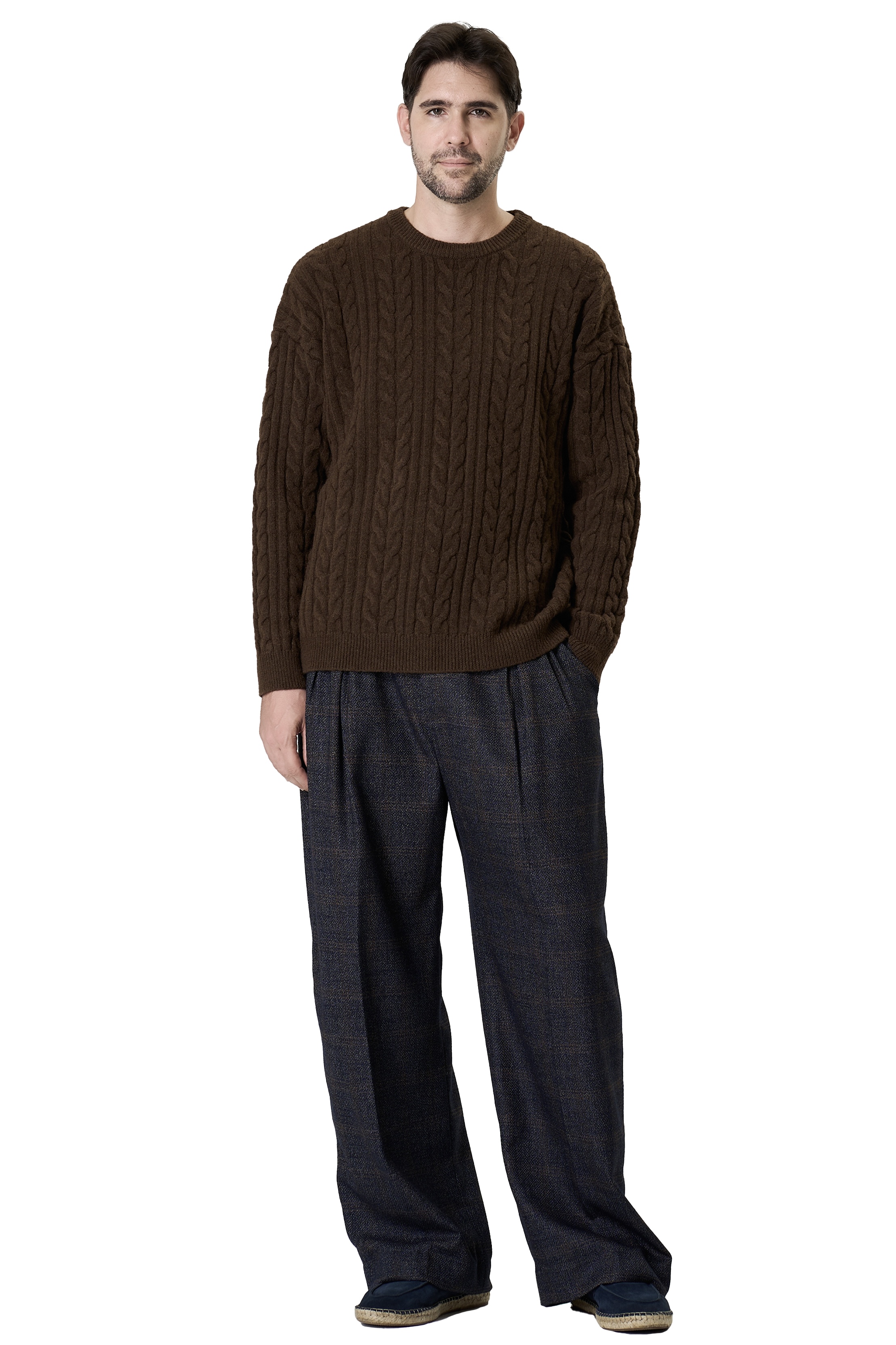 HARRIS SWEATER - BROWN 