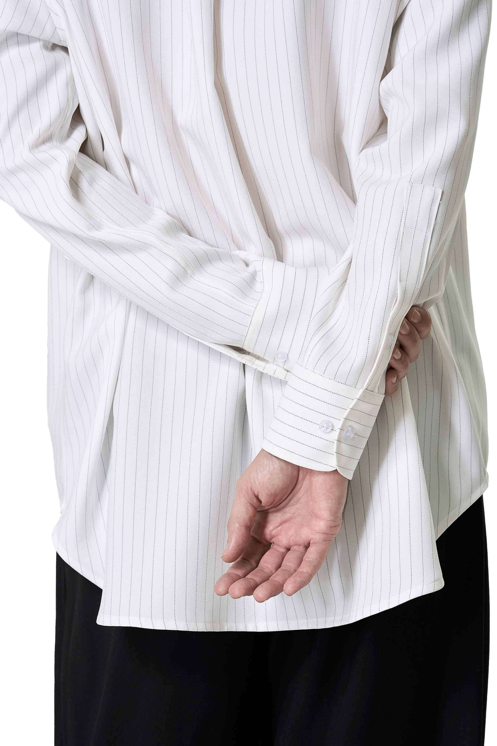 CART SHIRT - WHITE STRIPED
