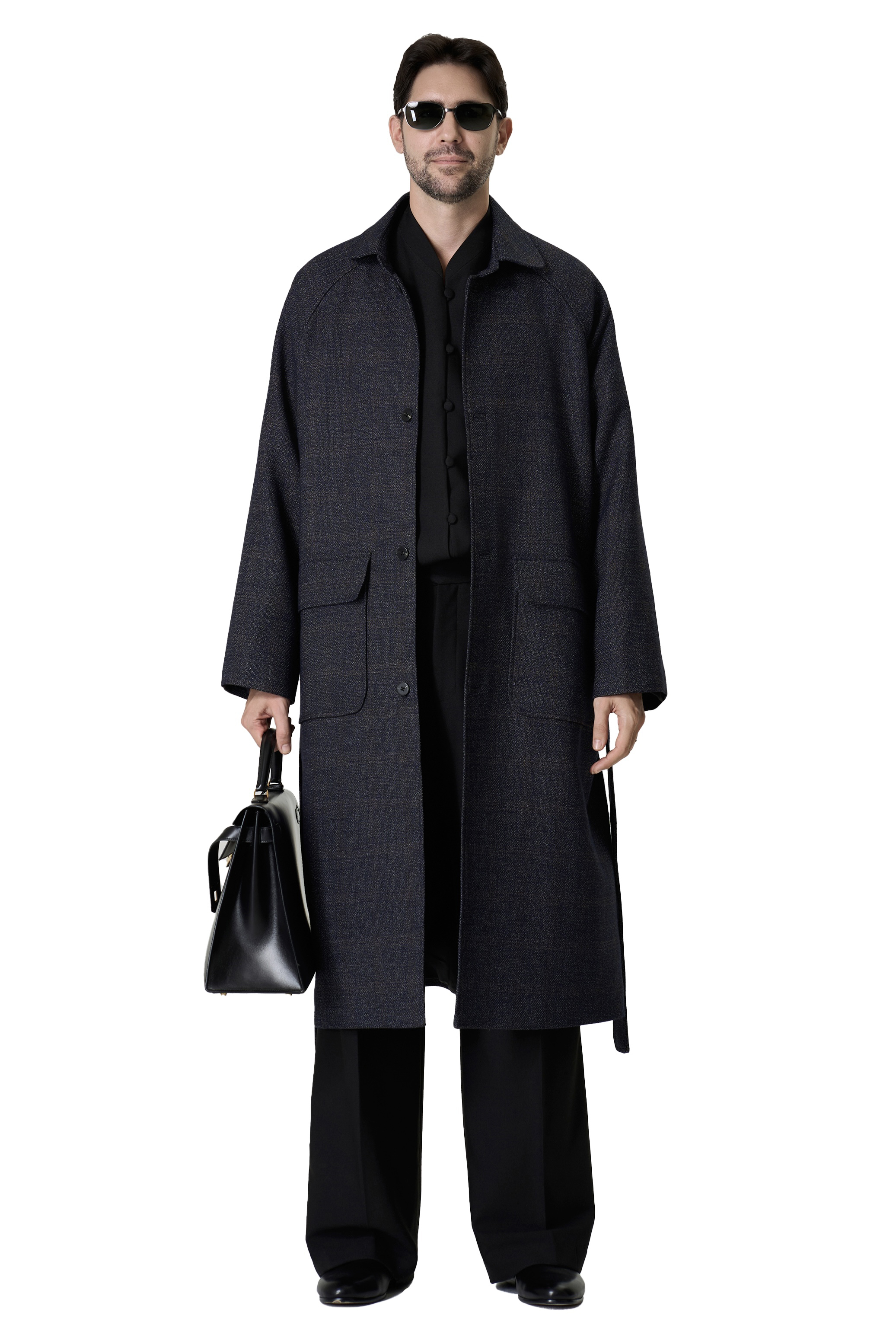 BURHAM COAT - NAVY 