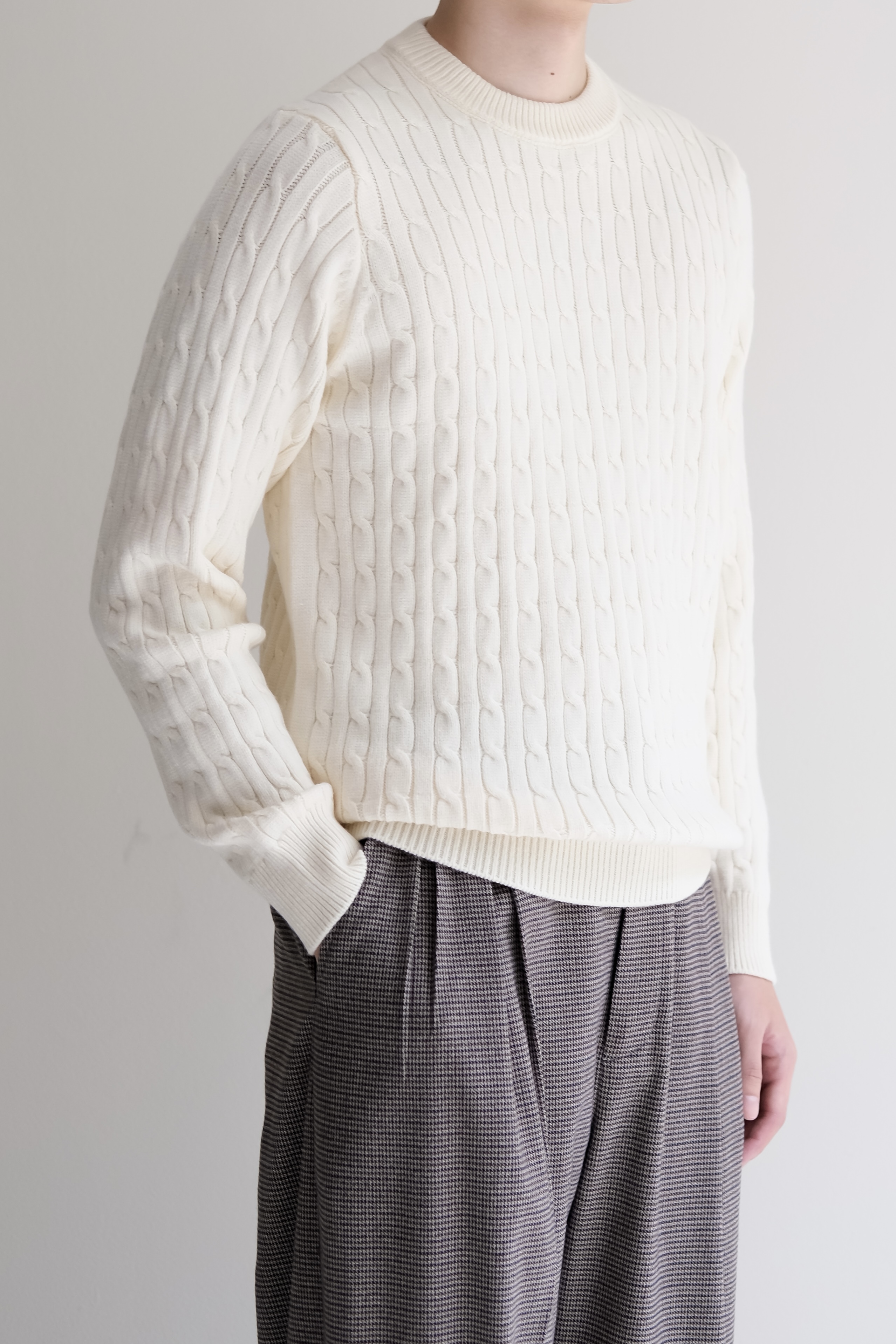 ALDO SWEATER - OFF WHITE 