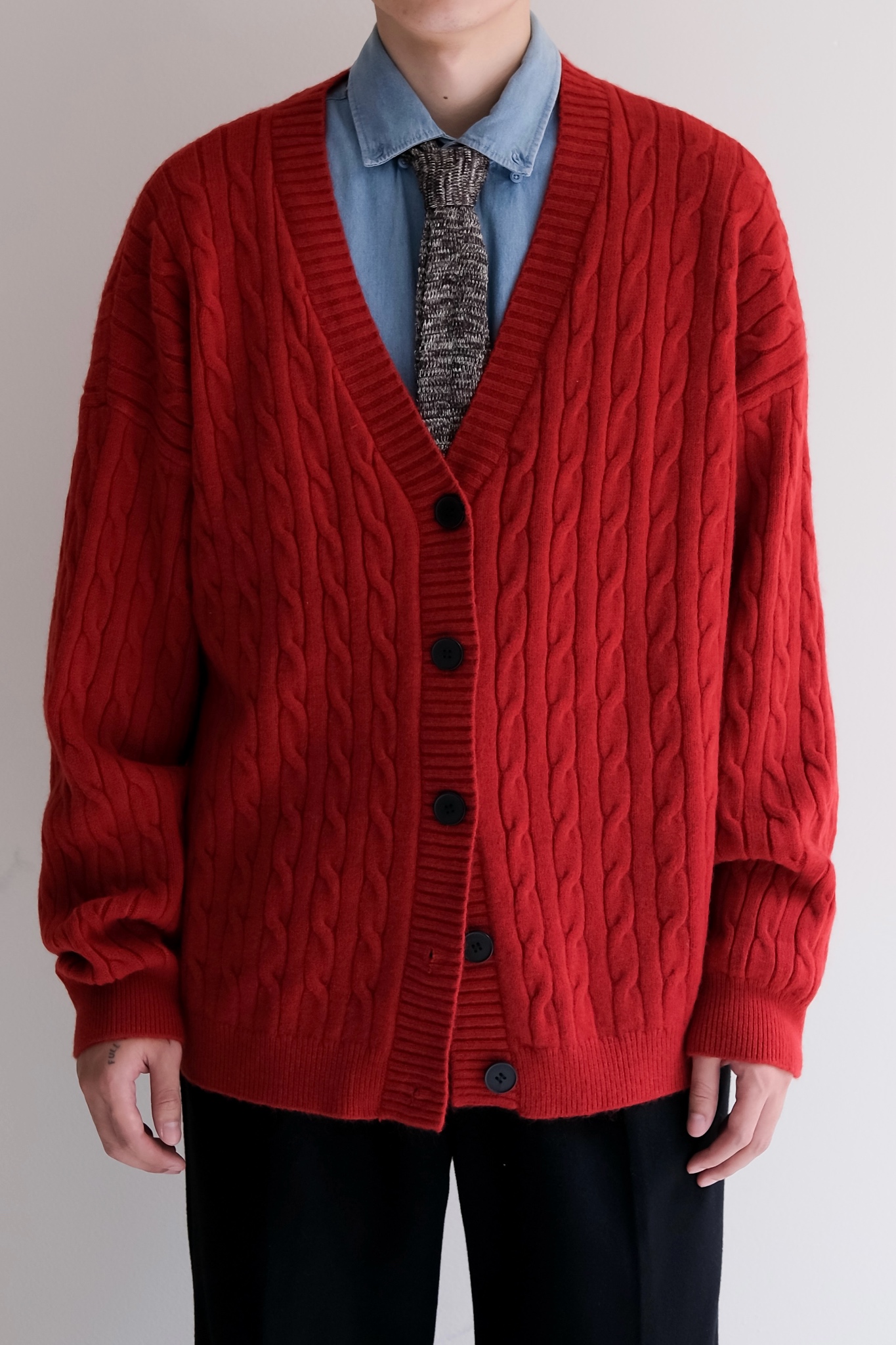 SANDOR CARDIGAN - RED 