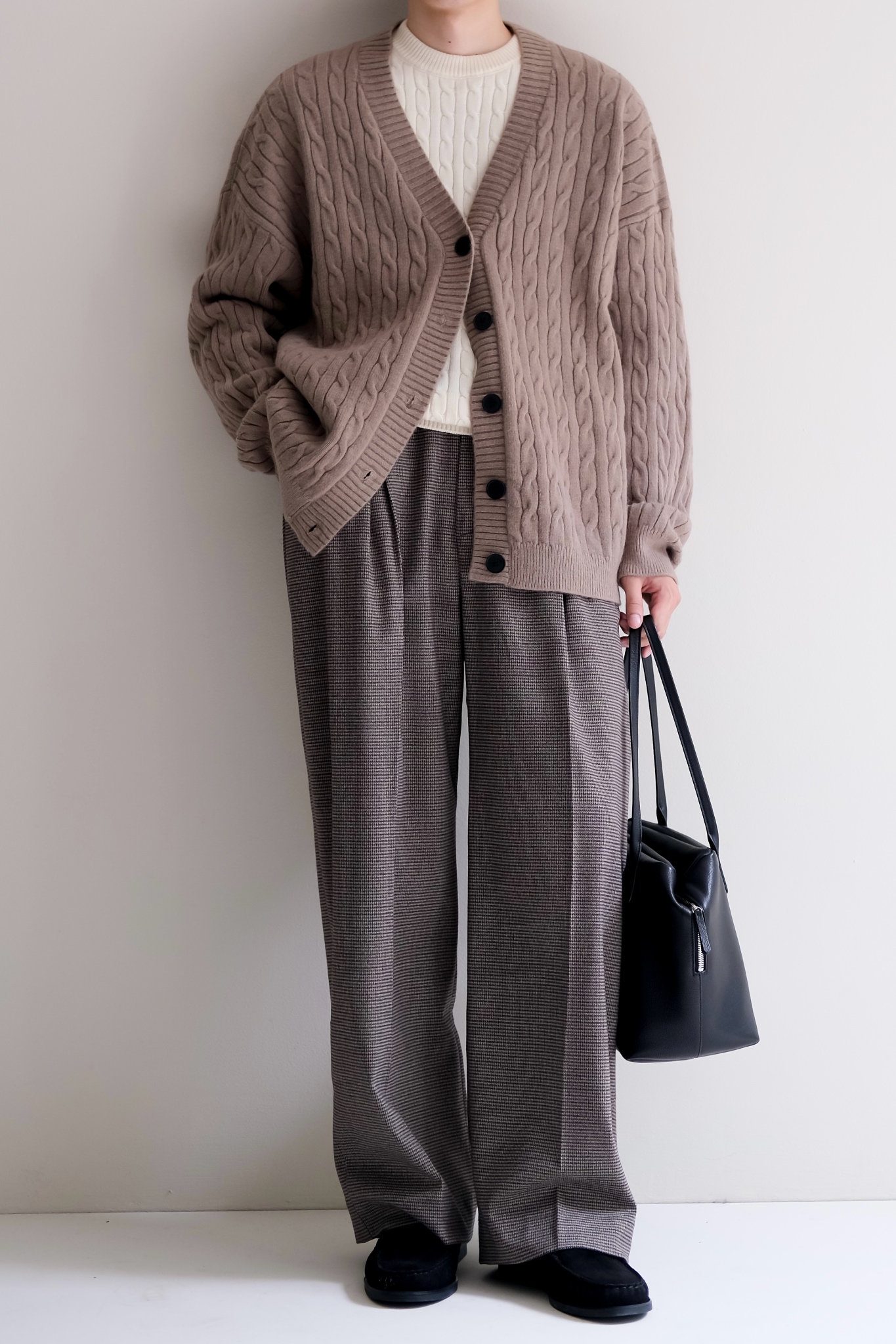 SANDOR CARDIGAN - TAUPE 