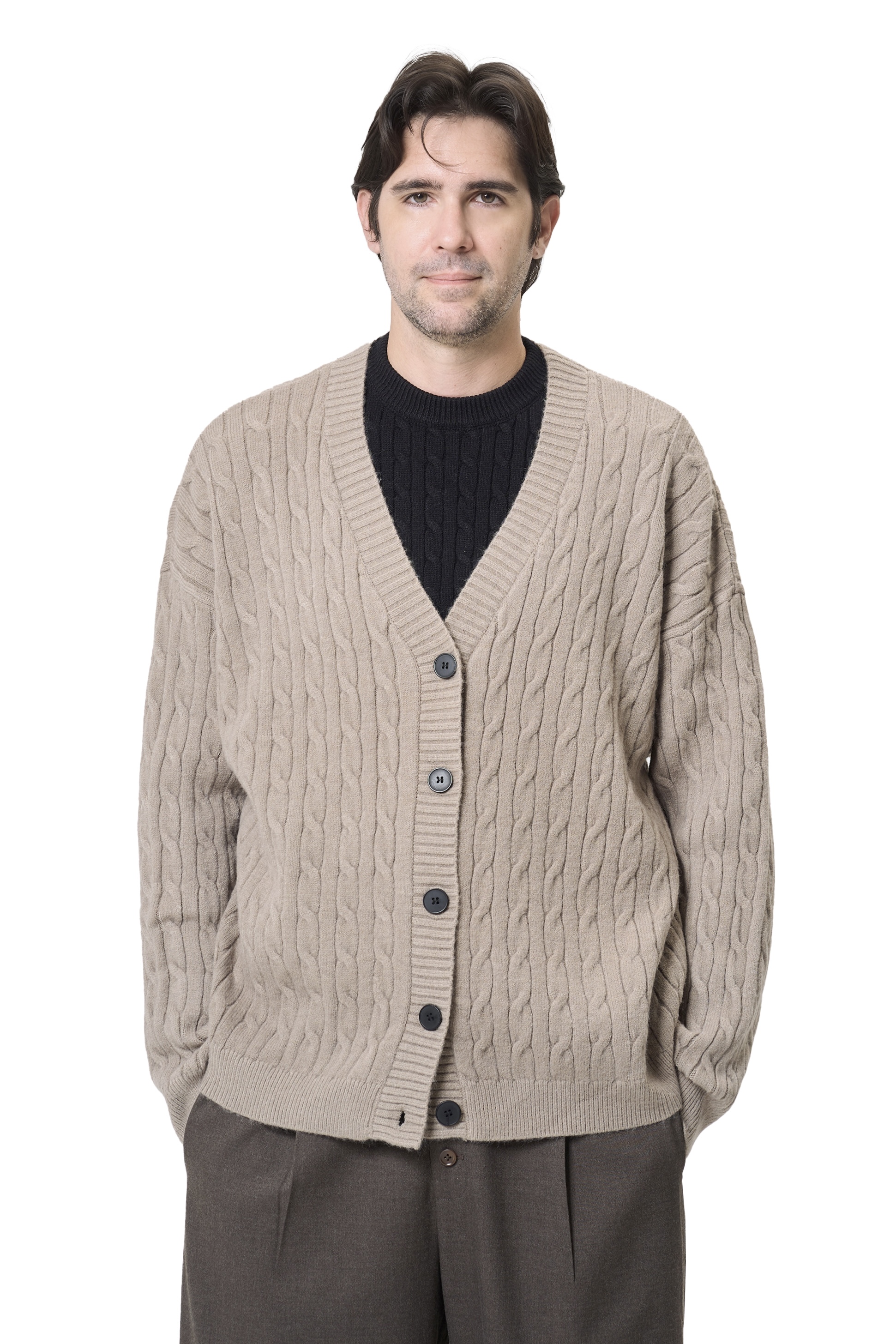 SANDOR CARDIGAN - TAUPE 