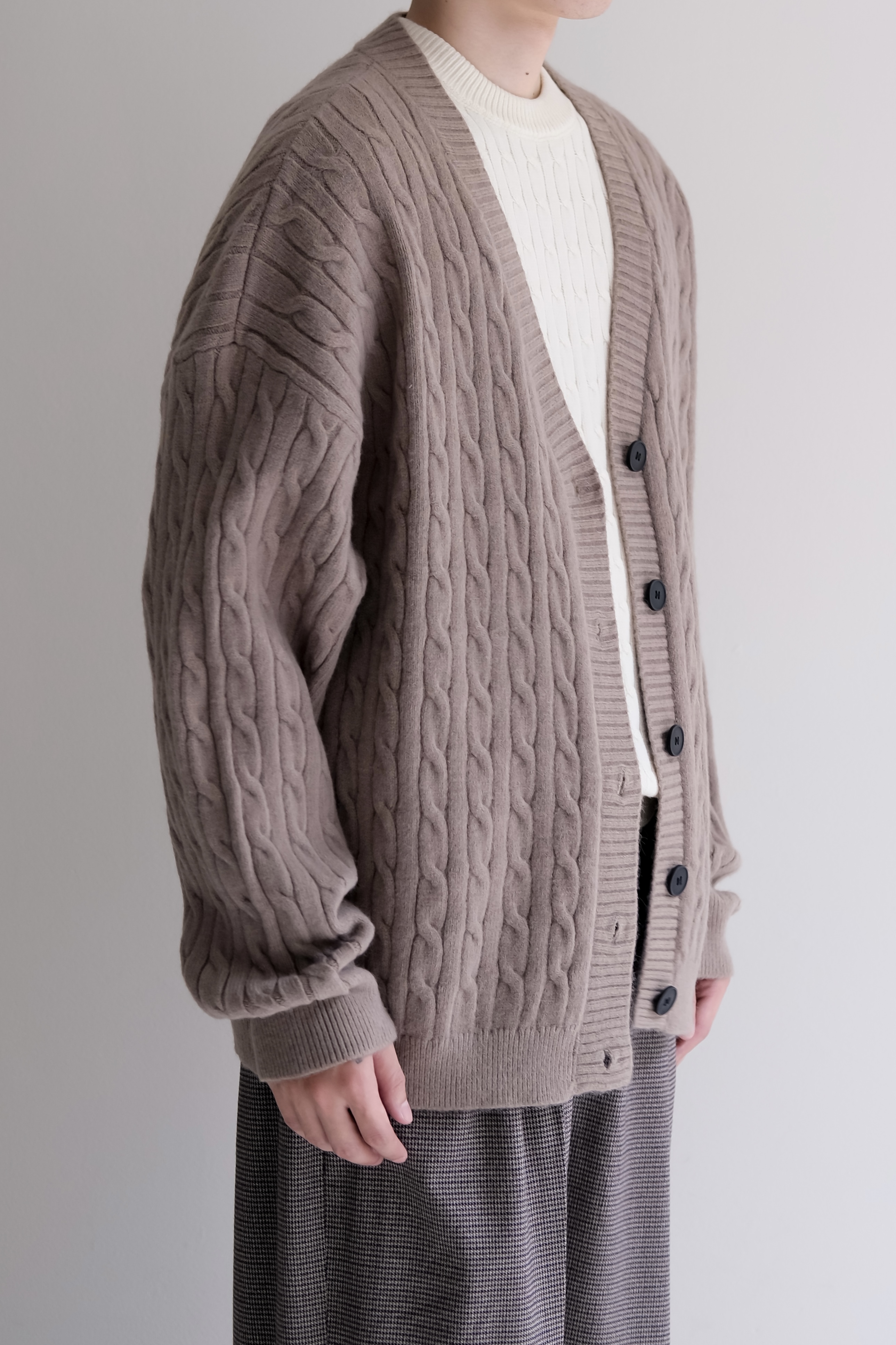 SANDOR CARDIGAN - TAUPE 