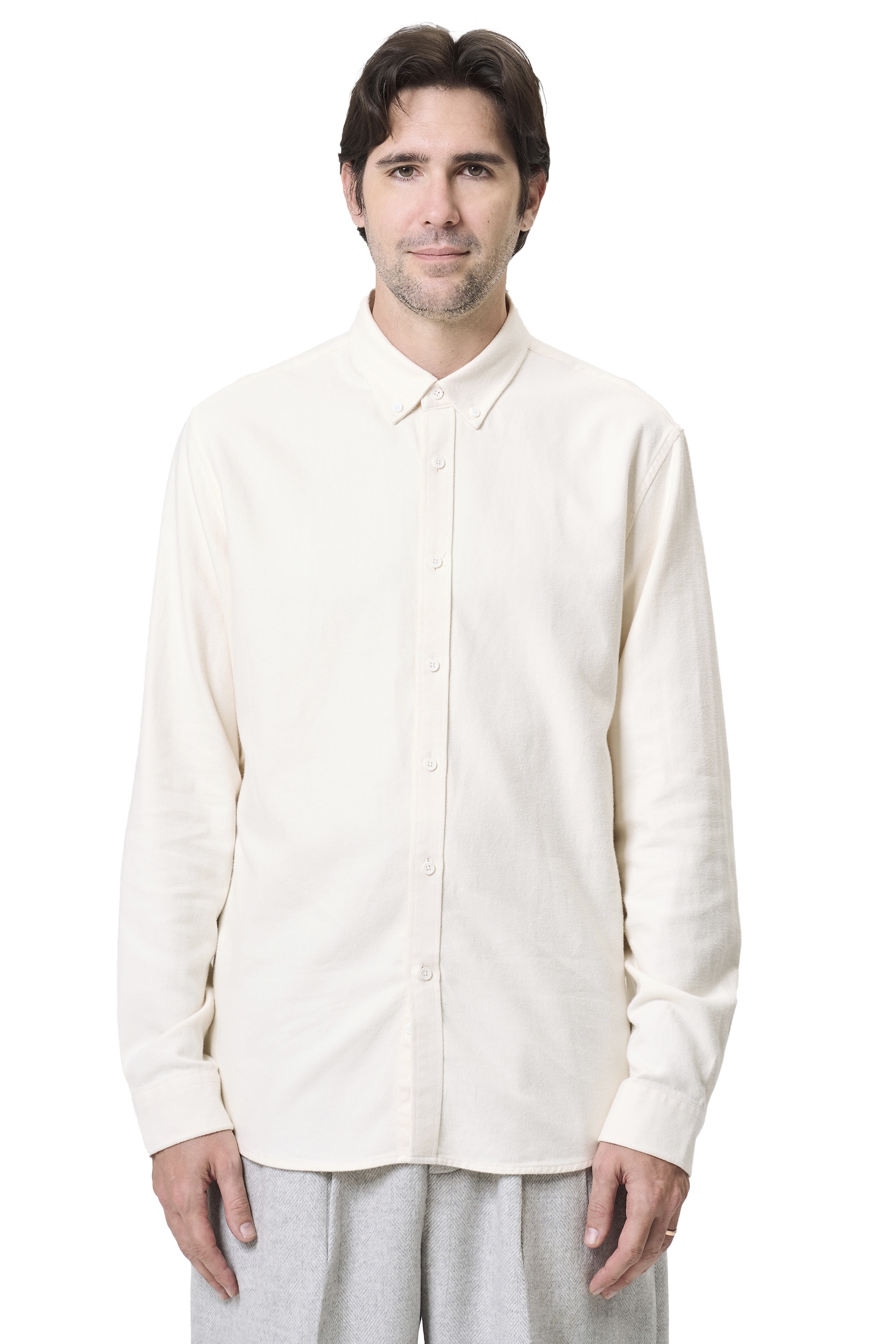 WOODLEN SHIRT - OFF WHITE