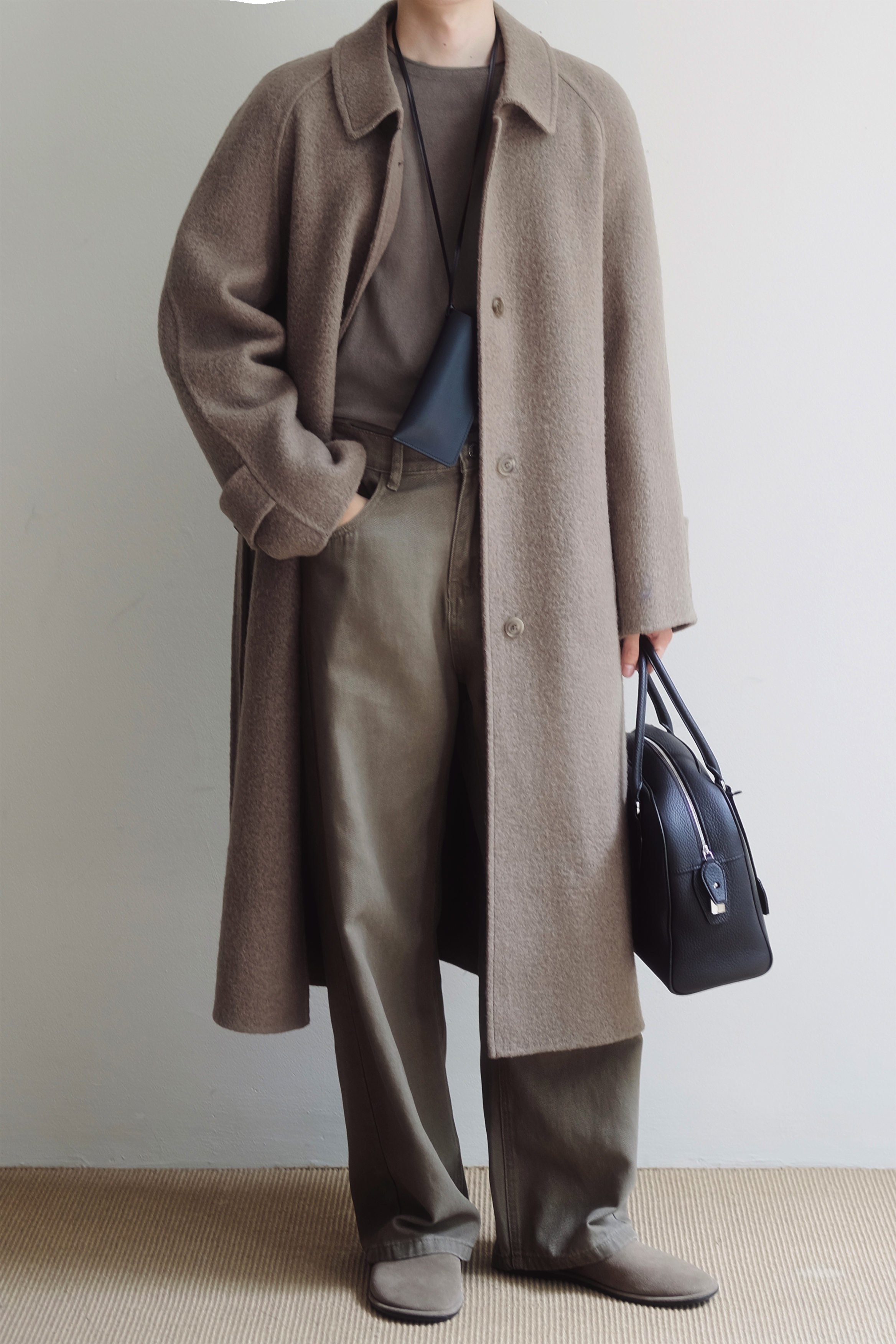 BRISTON COAT - TAUPE