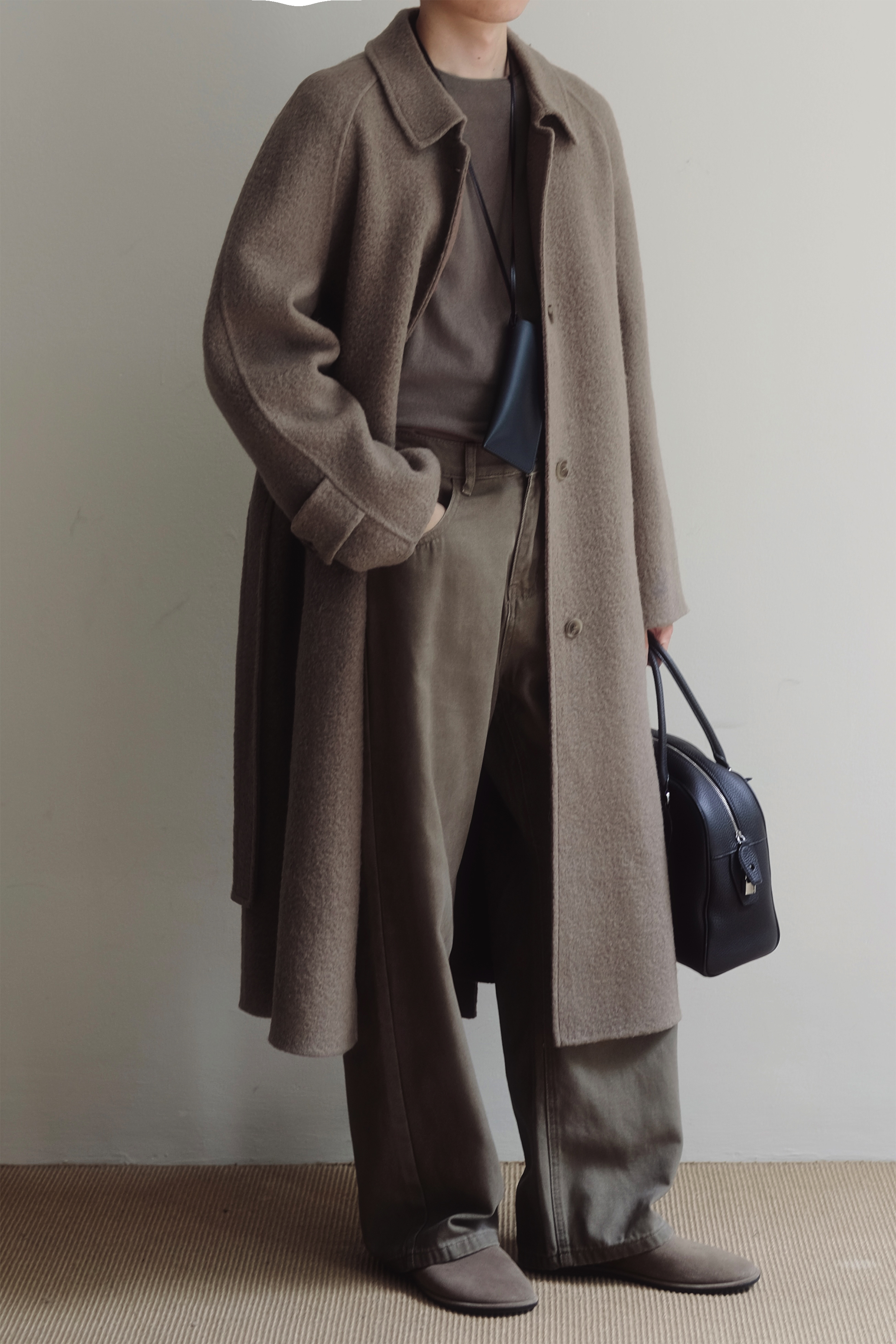 BRISTON COAT - TAUPE