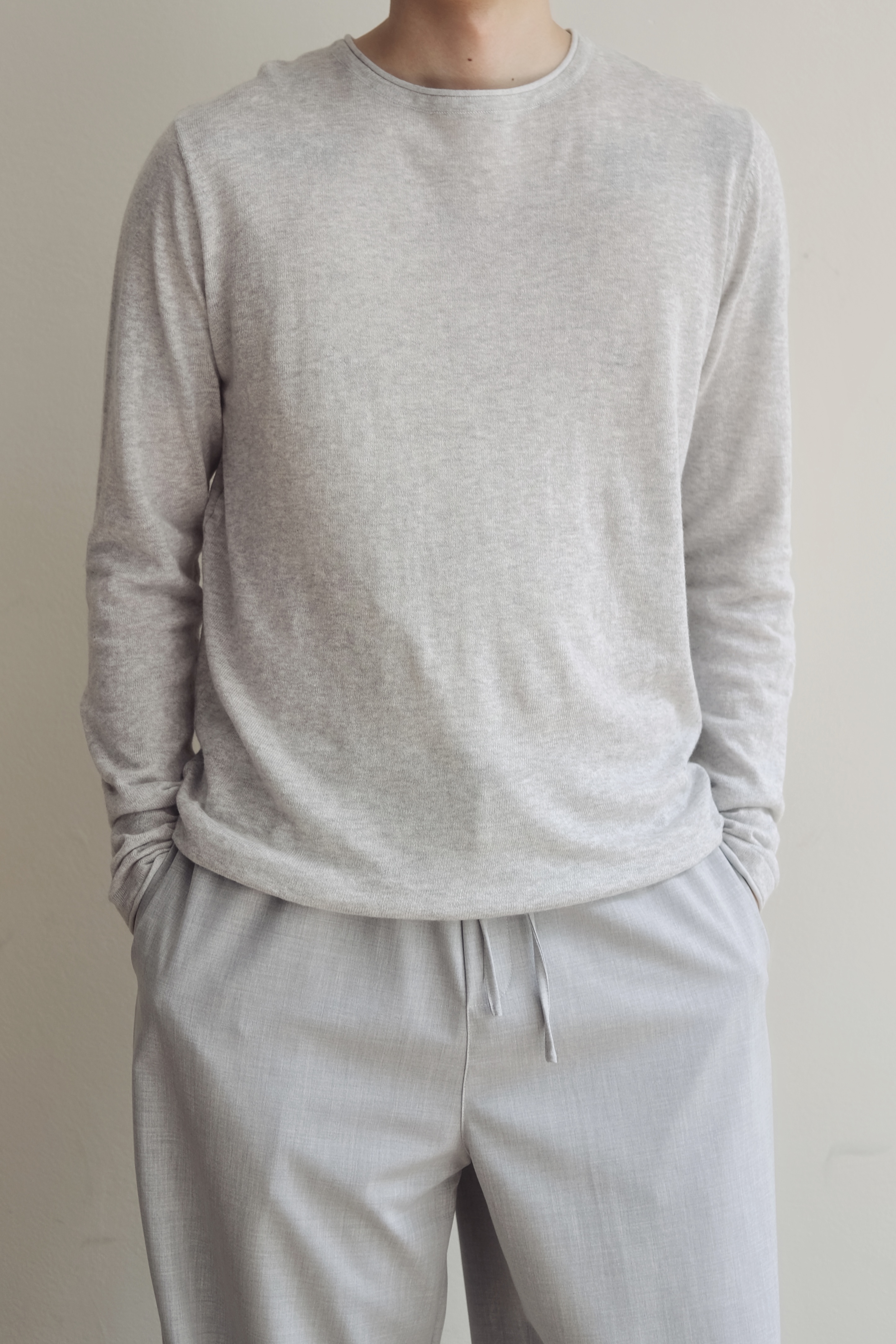 STEVE TOP - LIGHT GREY 