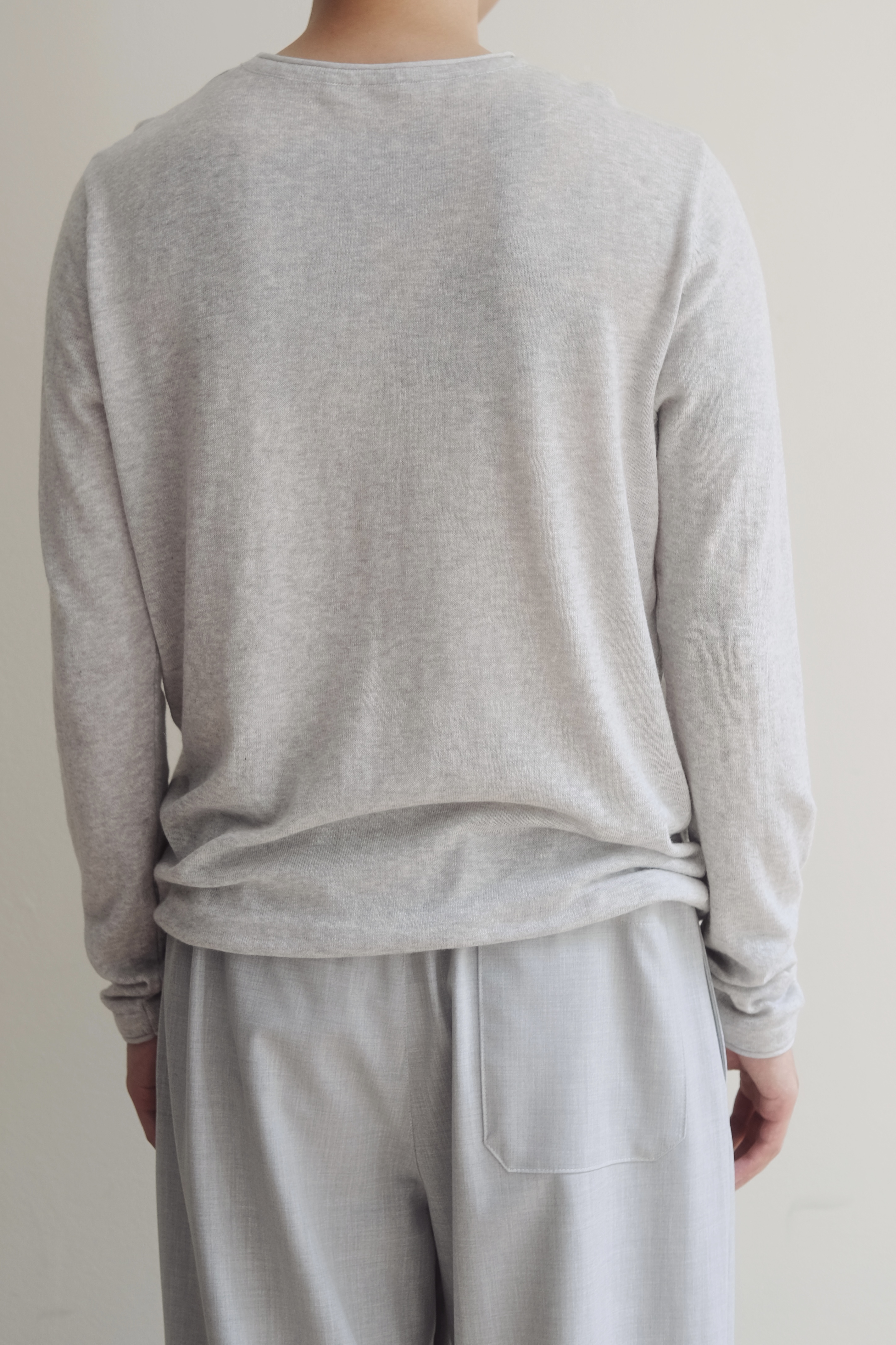 STEVE TOP - LIGHT GREY 
