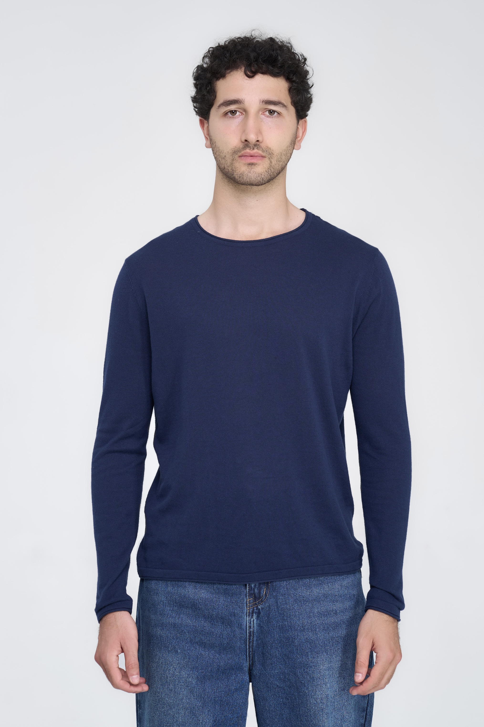 STEVE TOP - NAVY 