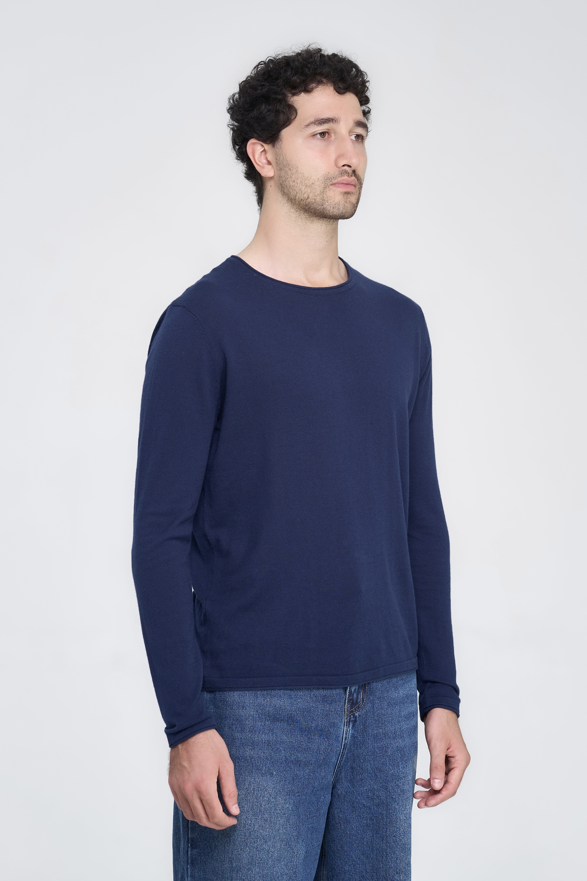 STEVE TOP - NAVY 