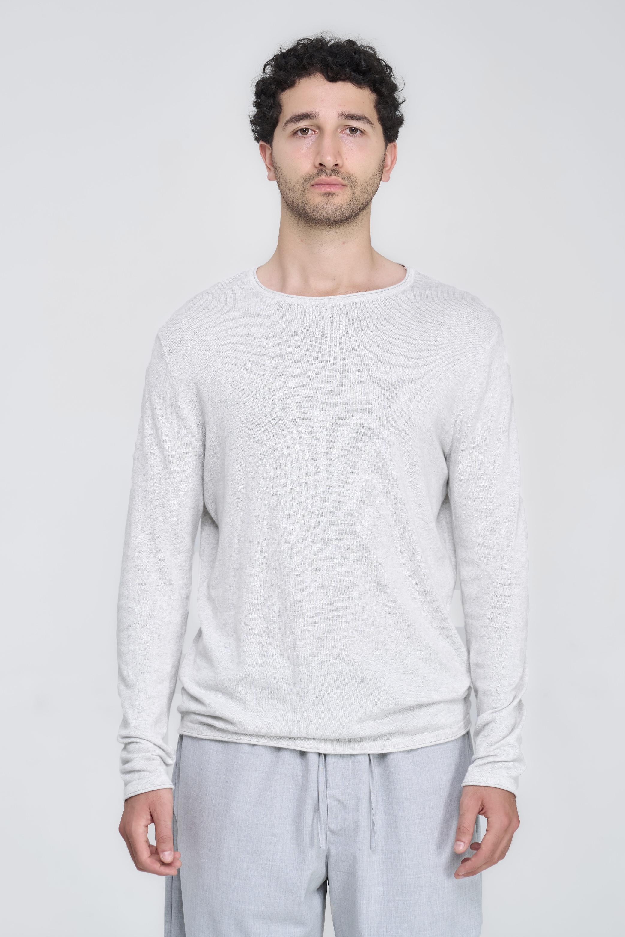 STEVE TOP - LIGHT GREY 