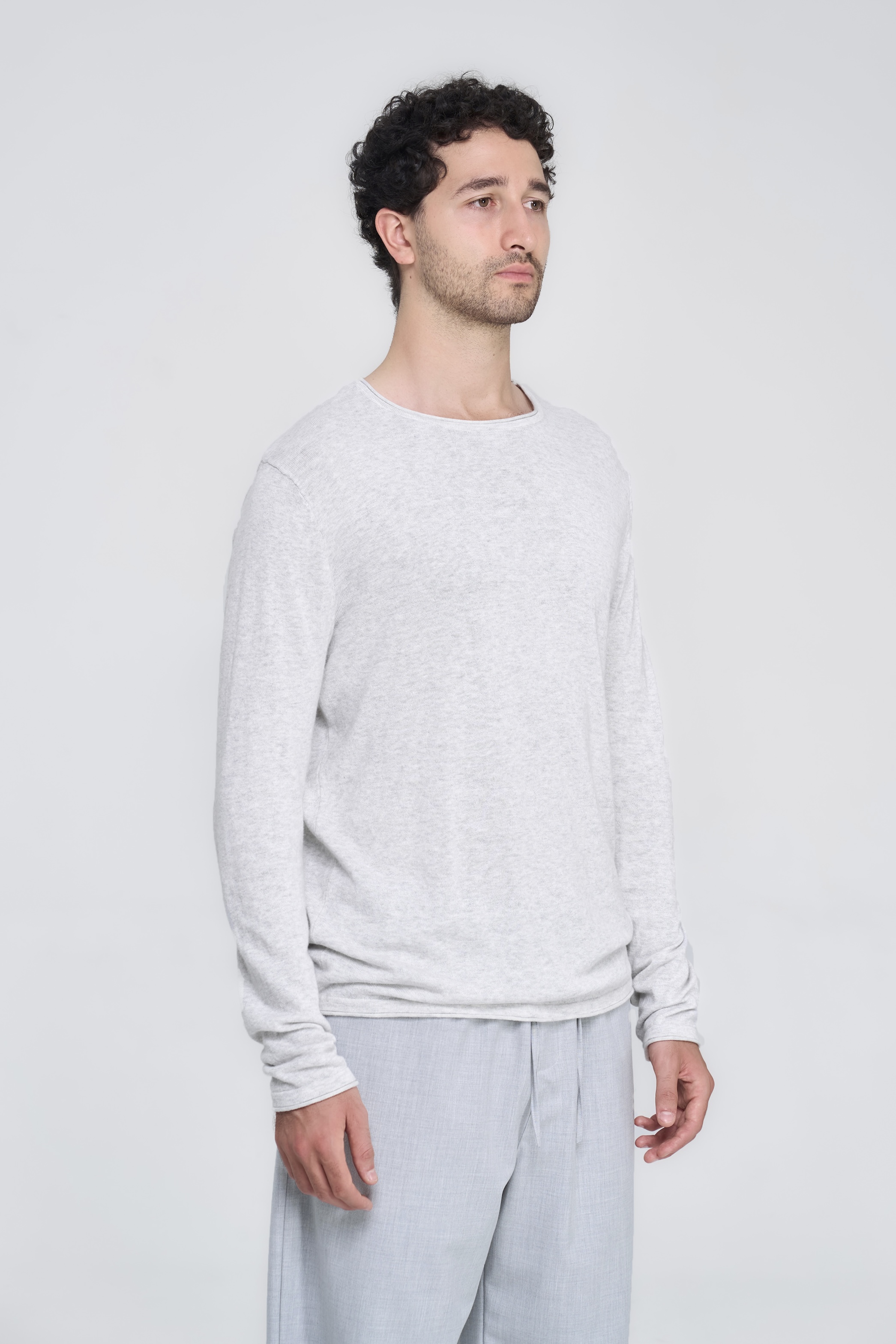 STEVE TOP - LIGHT GREY 