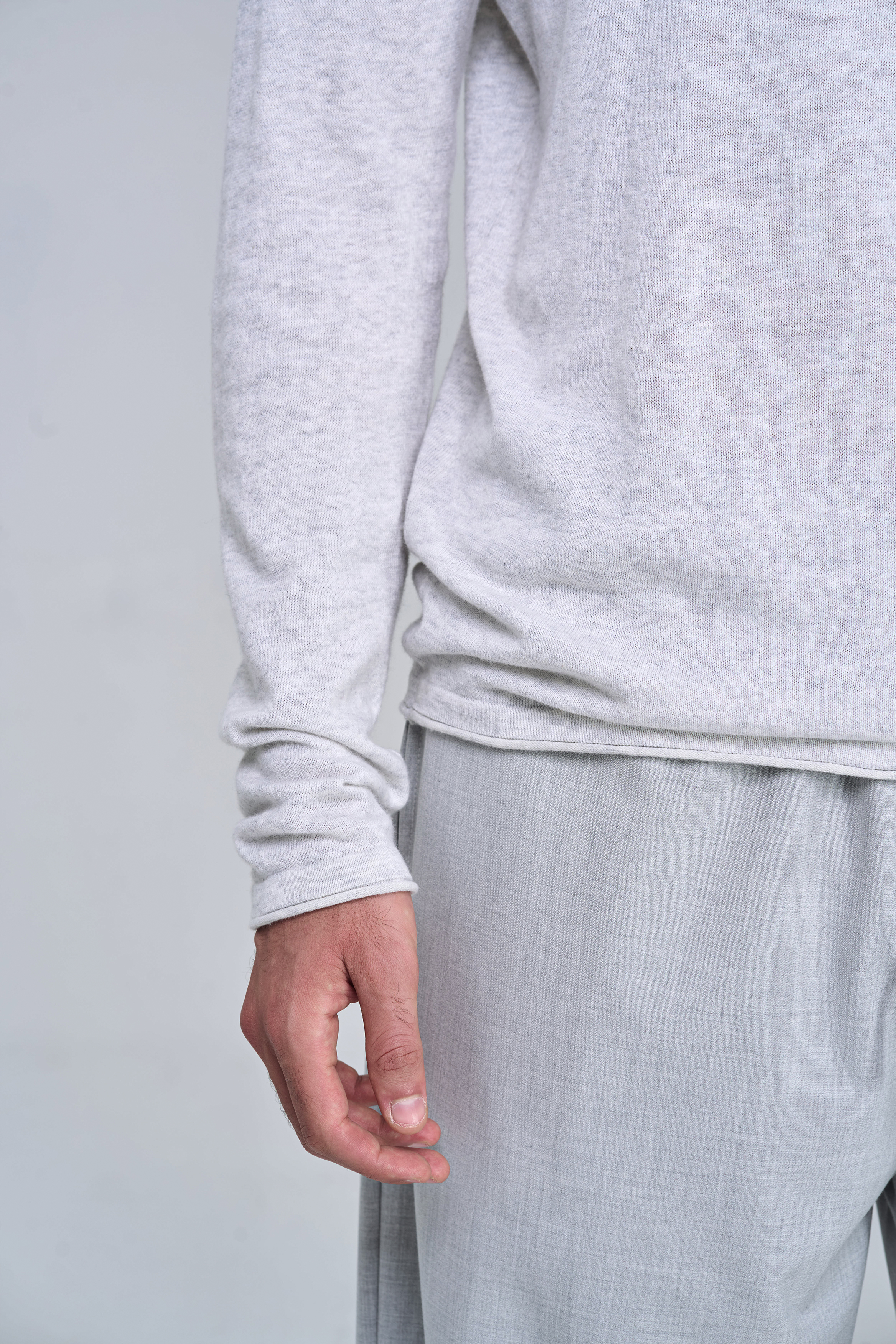 STEVE TOP - LIGHT GREY 