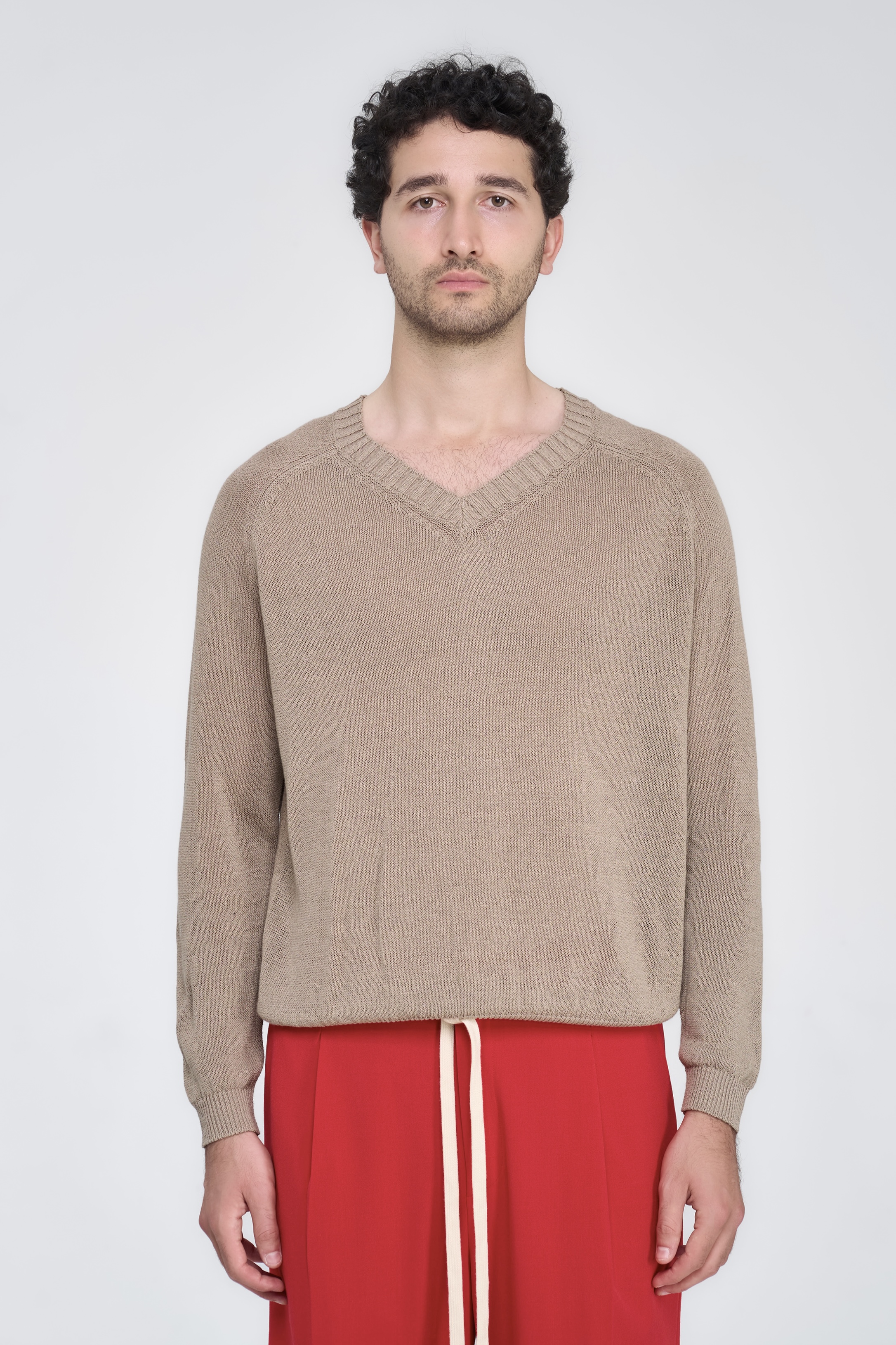 CLOVER TOP - TAUPE