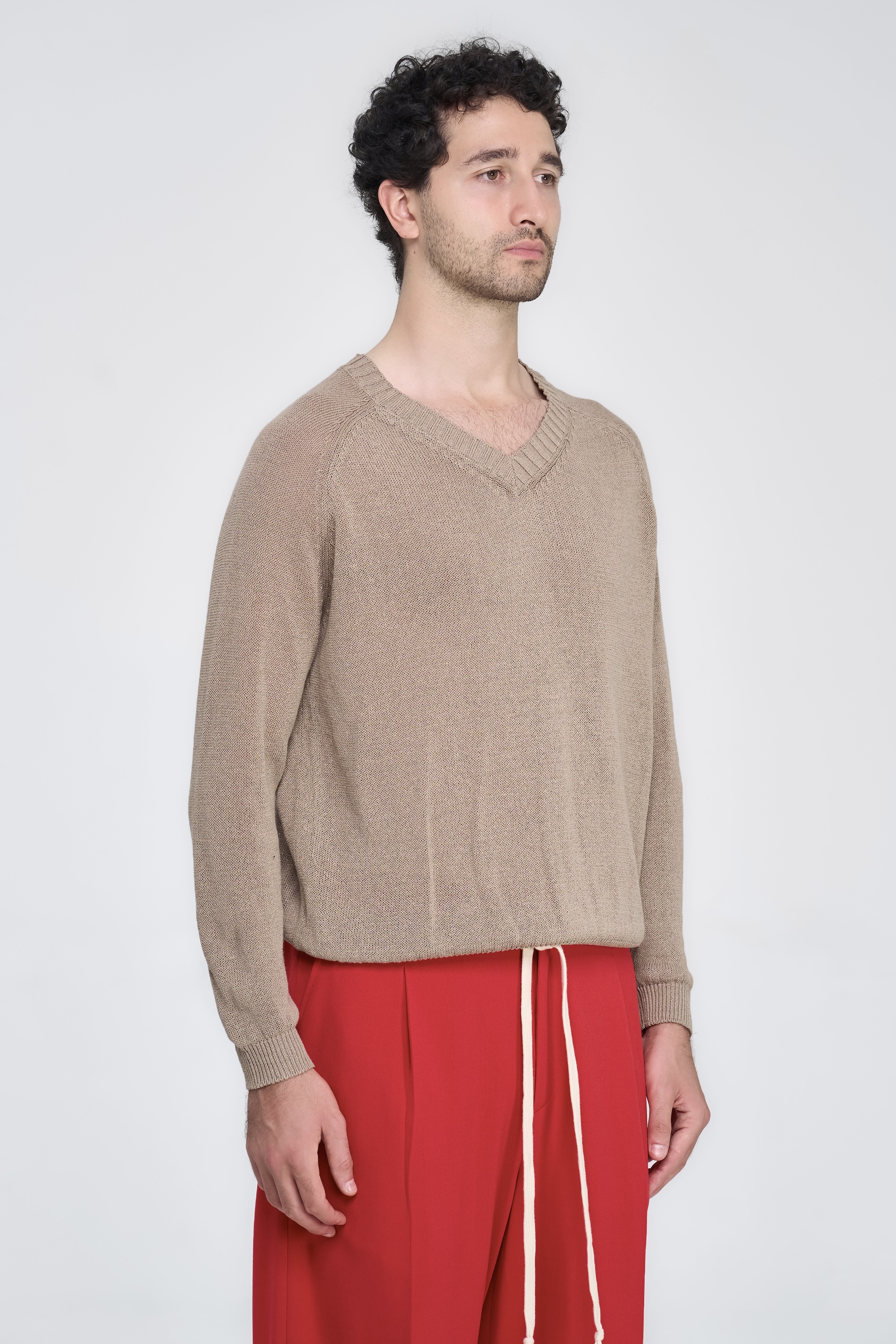 CLOVER TOP - TAUPE