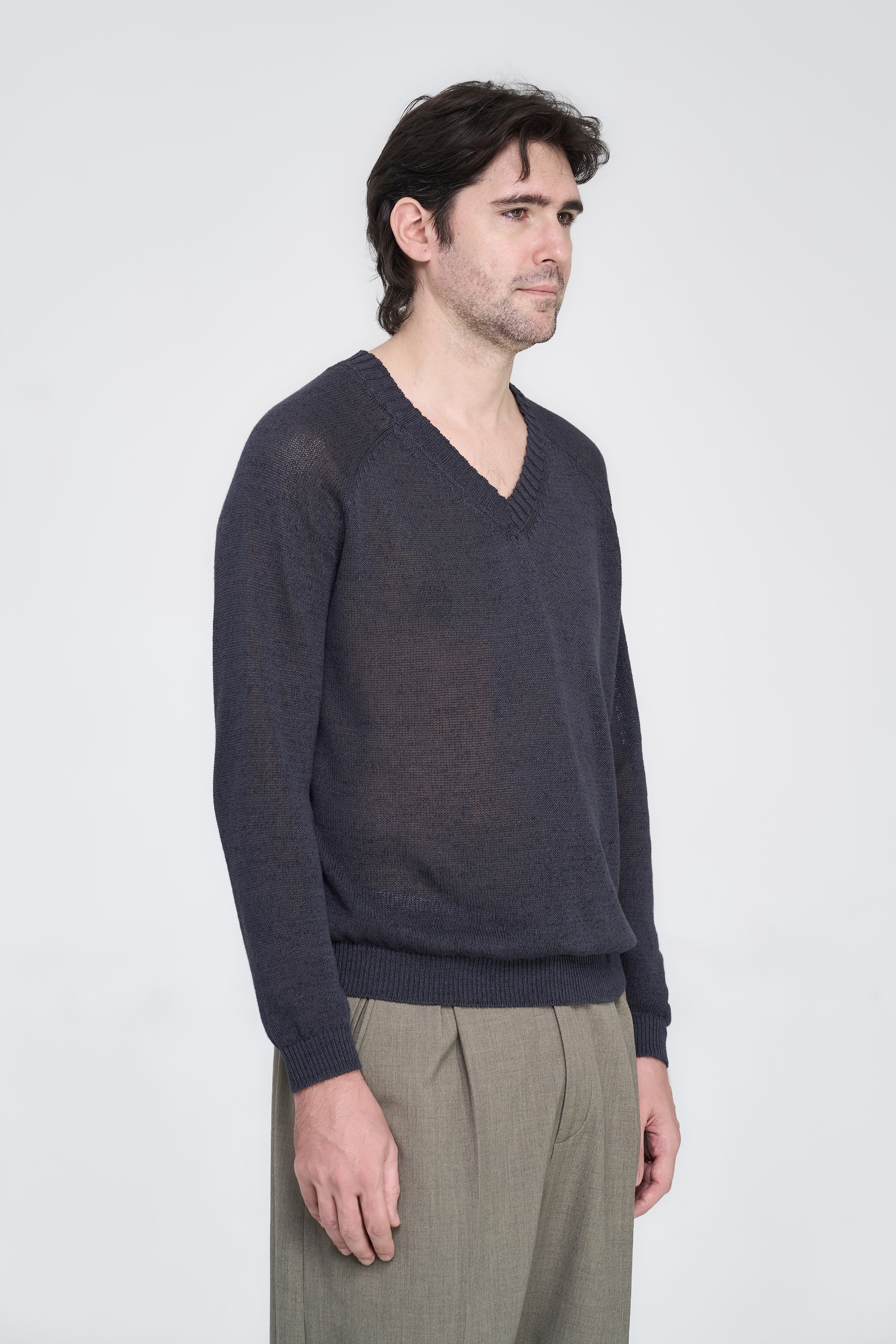 CLOVER TOP - CARBON