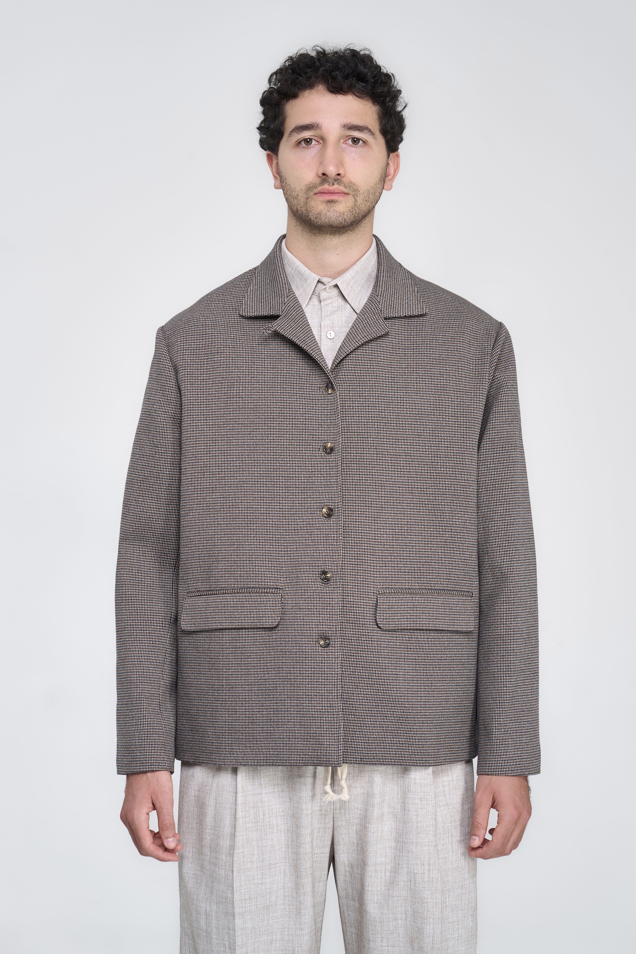 GALETTI JACKET - BROWN 