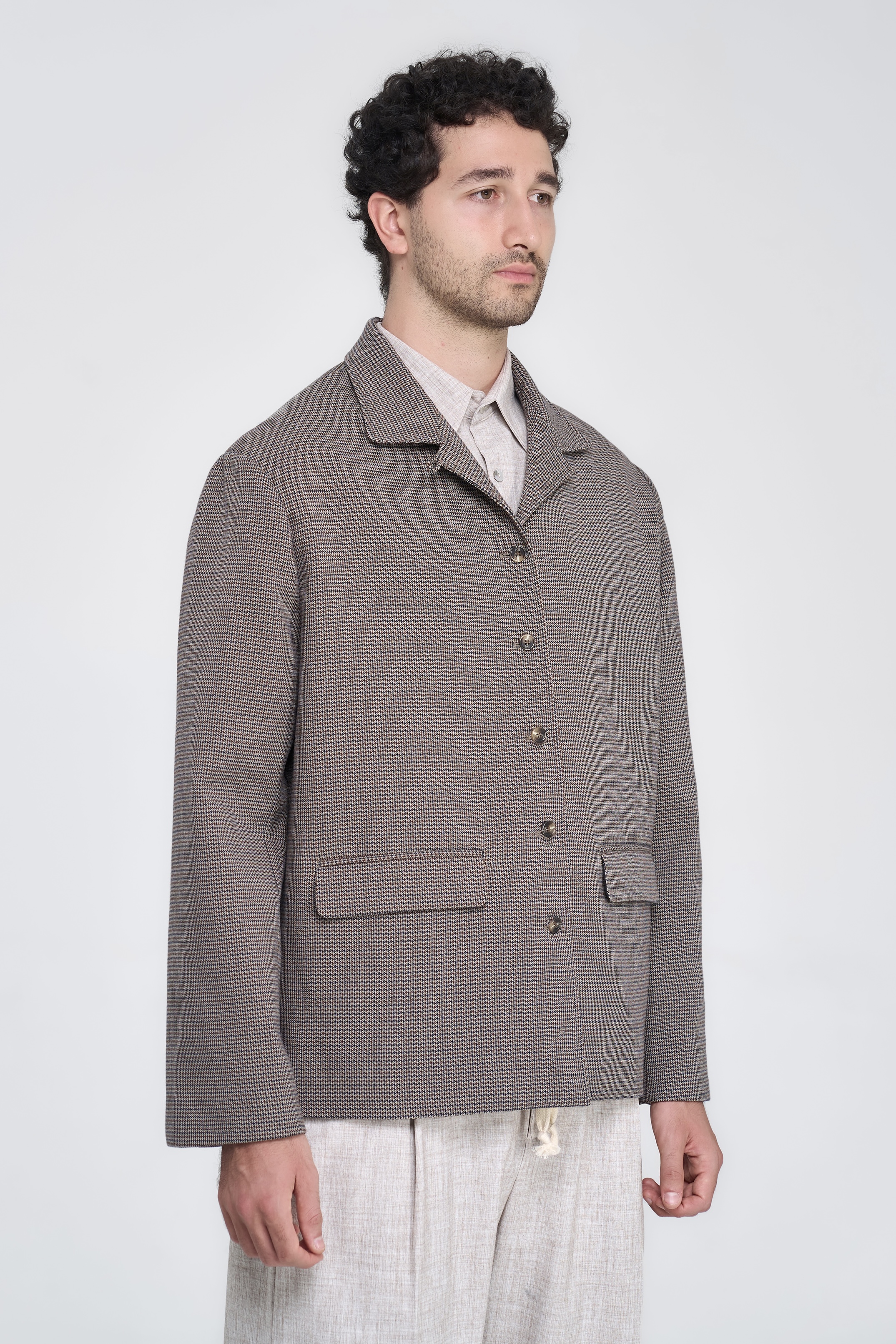 GALETTI JACKET - BROWN 