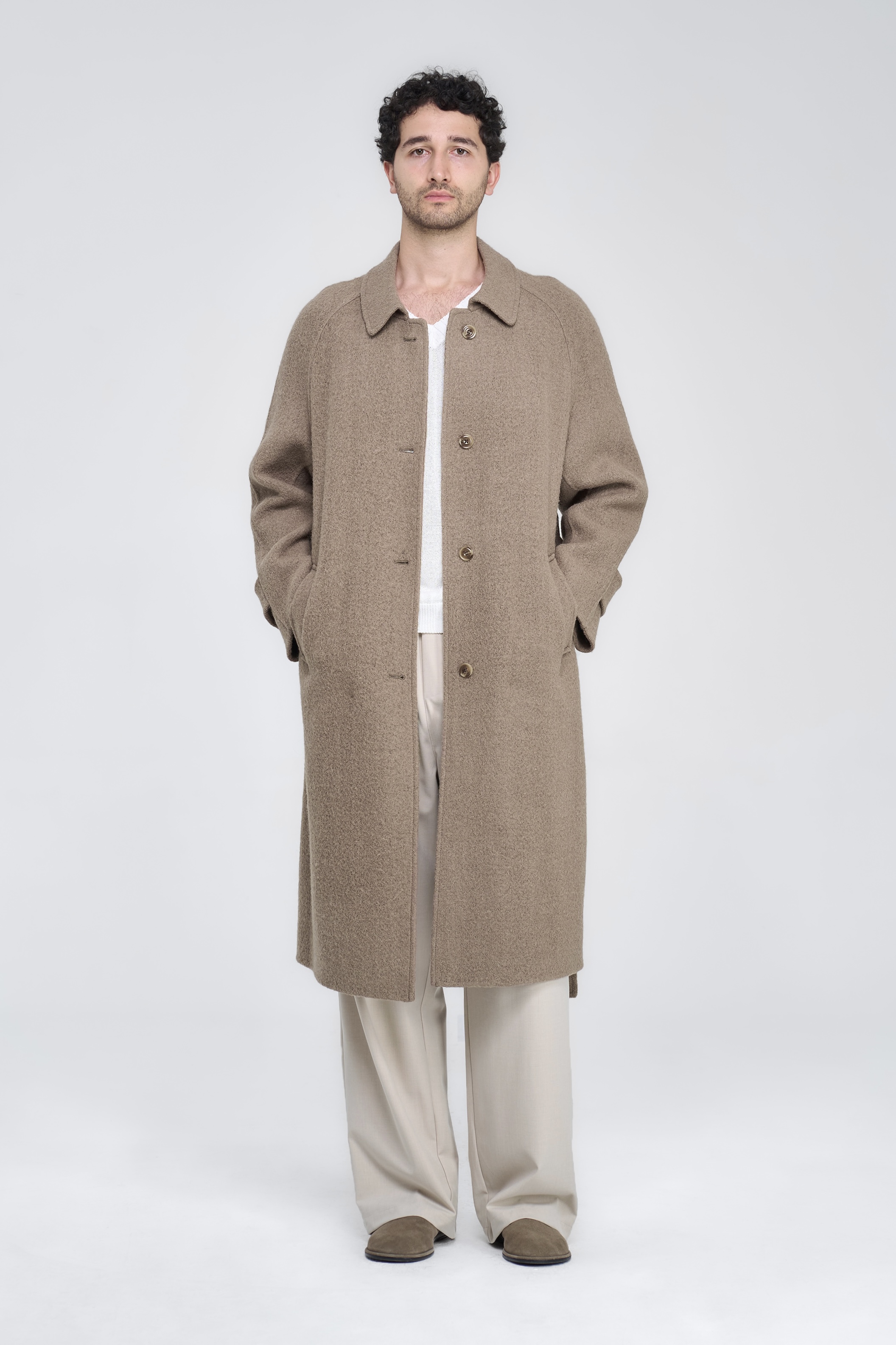 BRISTON COAT - TAUPE