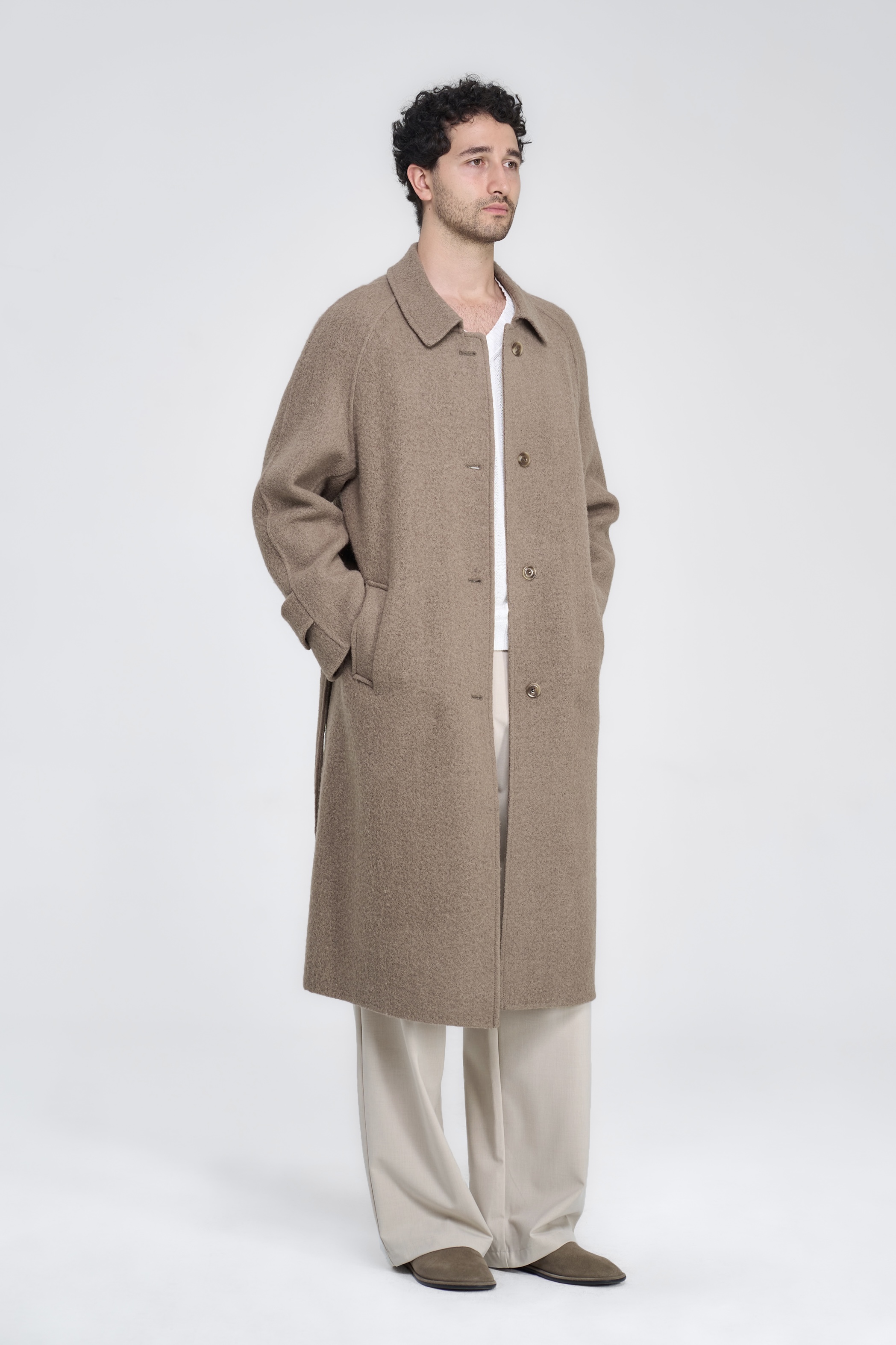BRISTON COAT - TAUPE