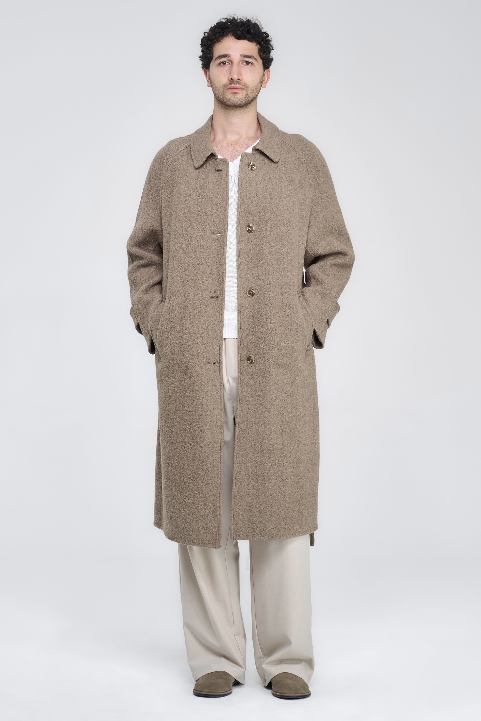 BRISTON COAT - TAUPE