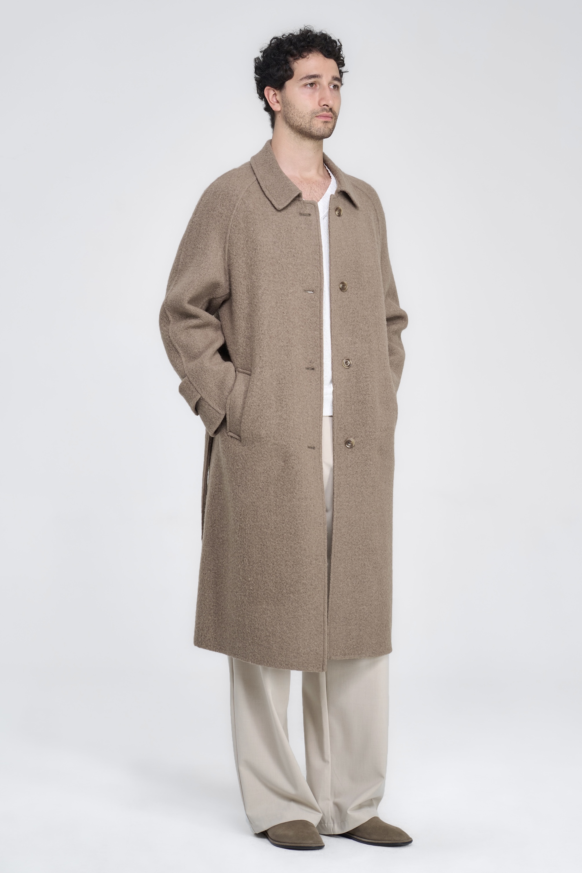 BRISTON COAT - TAUPE
