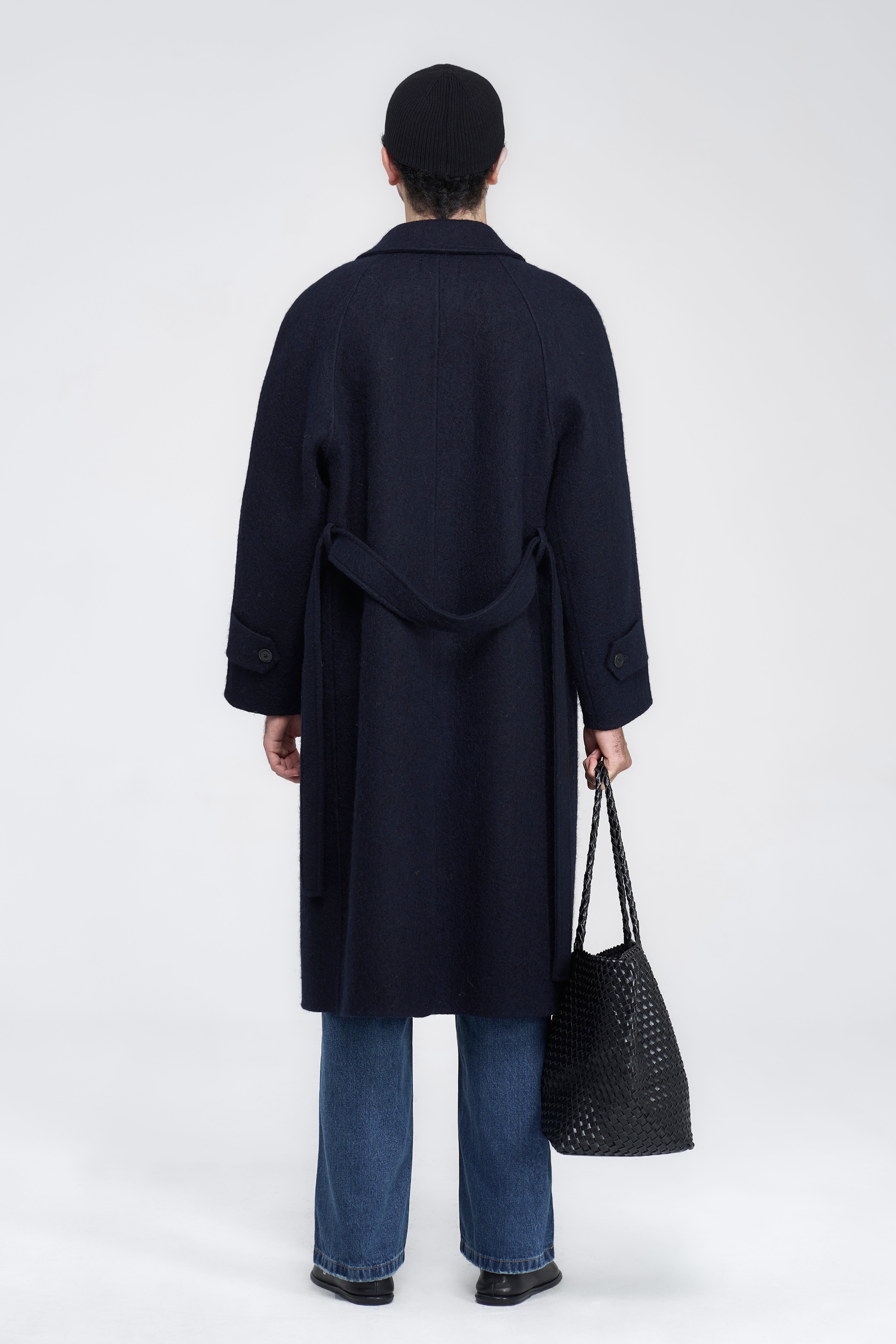BRISTON COAT - NAVY 