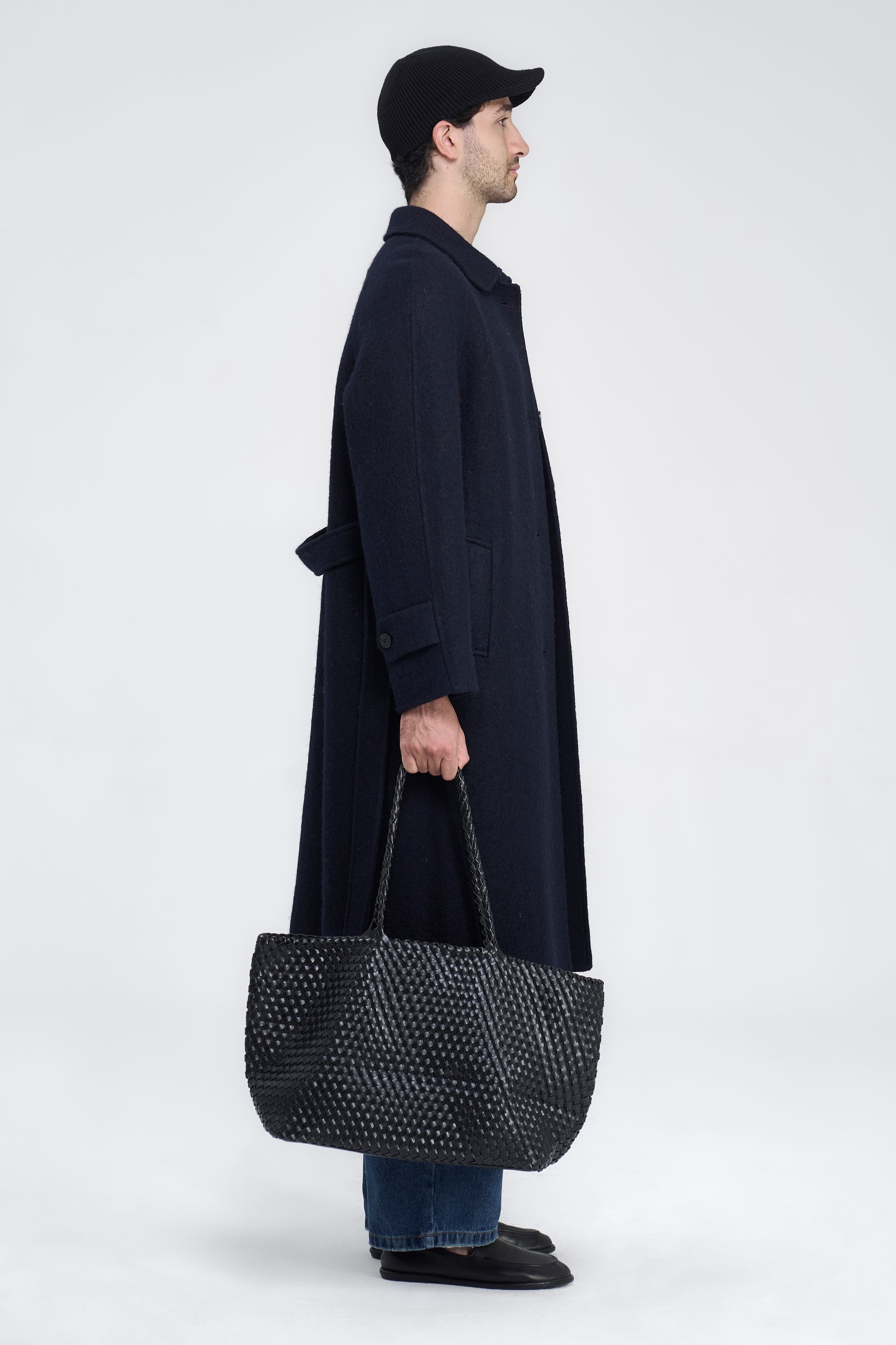 BRISTON COAT - NAVY 
