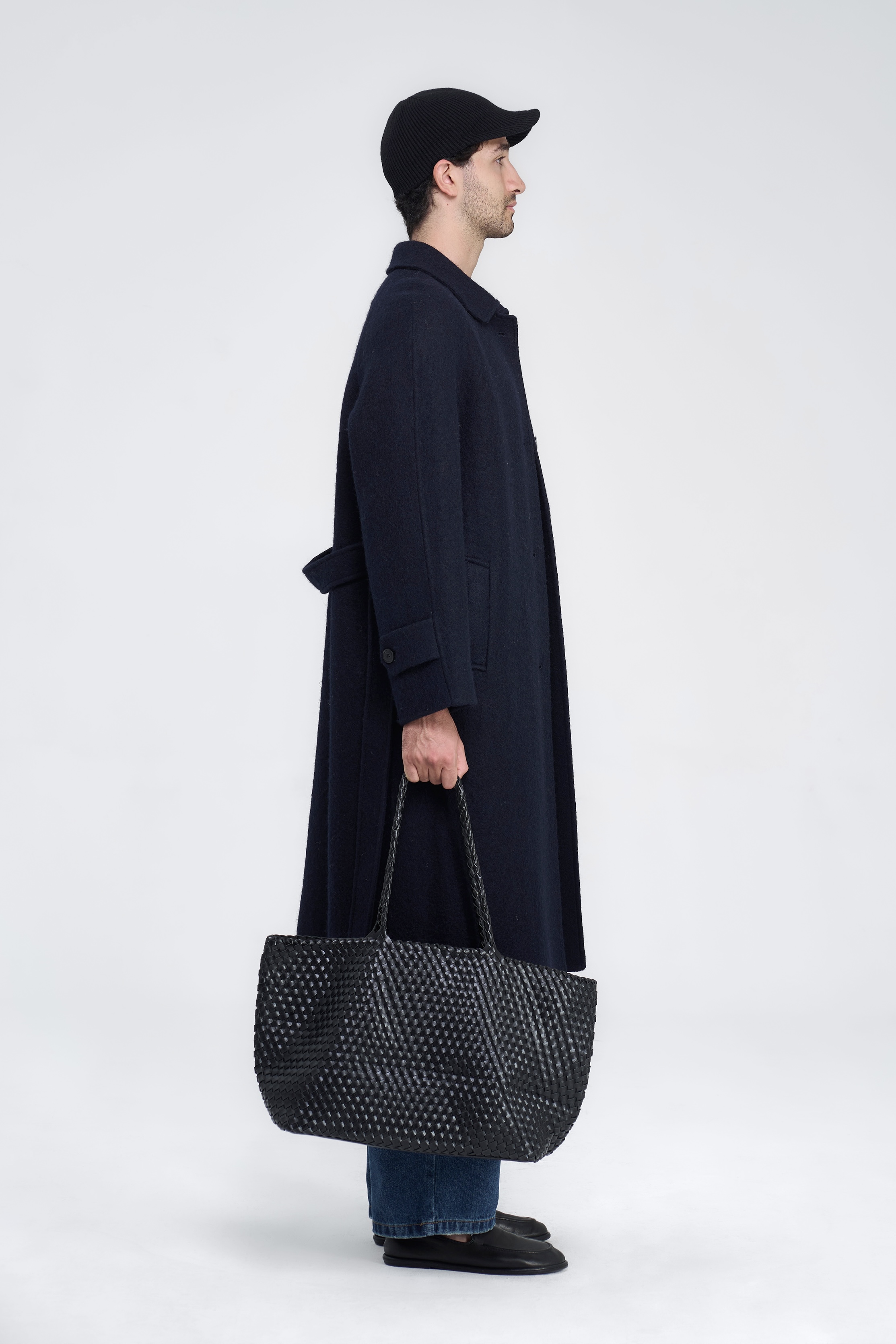 BRISTON COAT - NAVY 